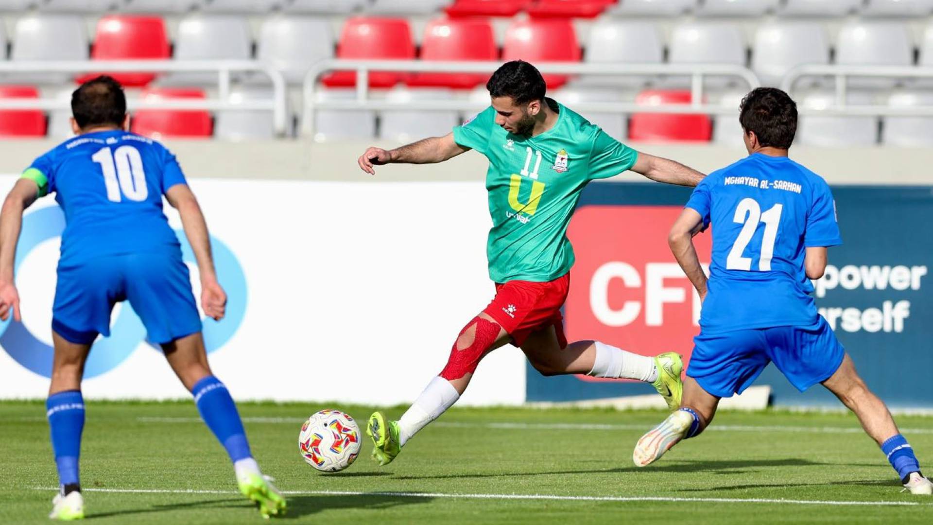 من مباراة الوحدات الأخيرة أمام مغير السرحان