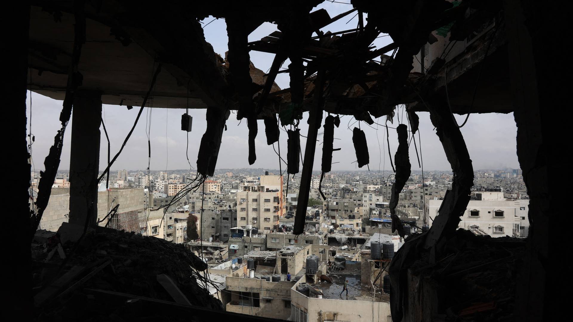 قطاع غزة المدمر