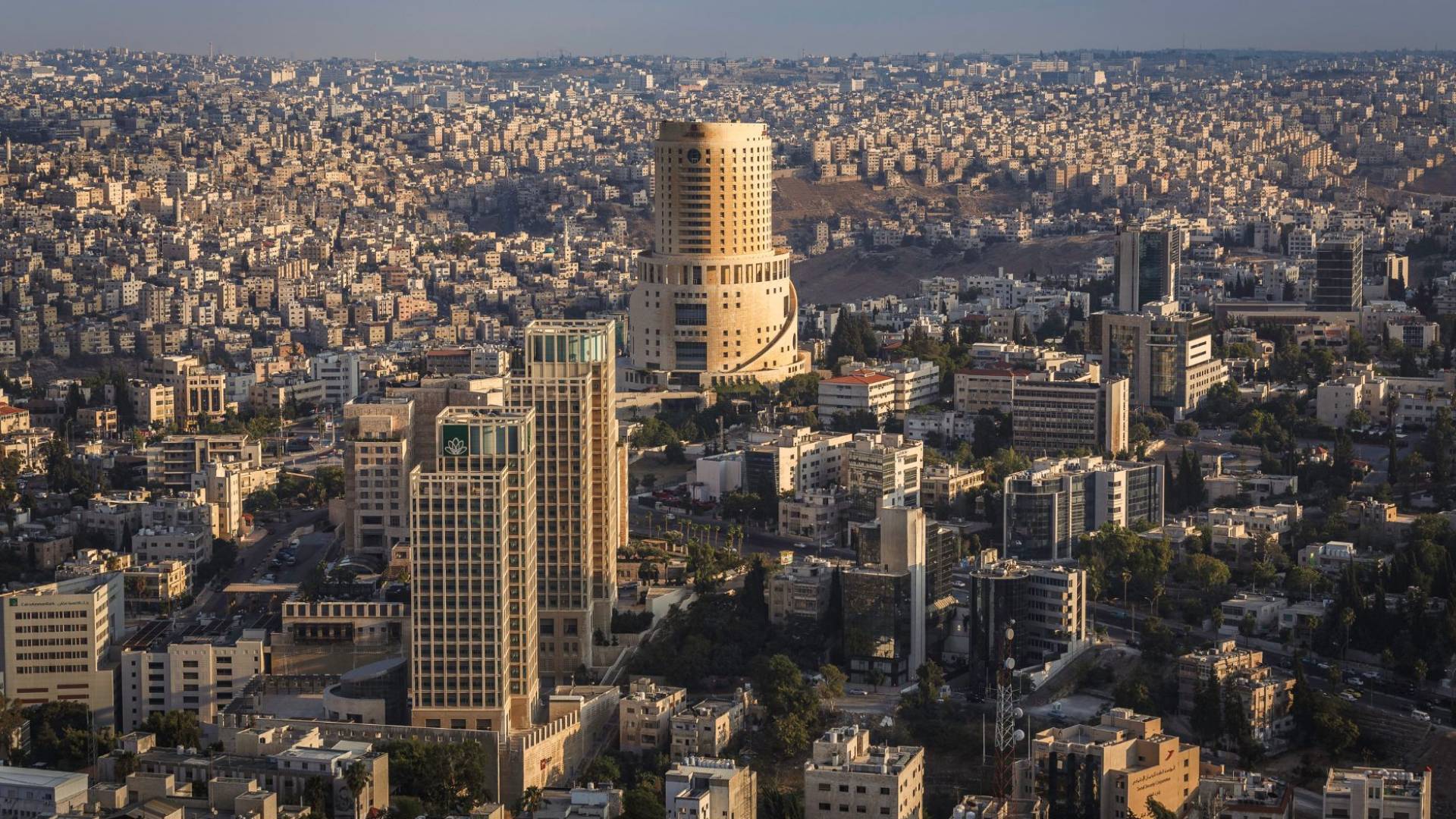 لقطة عامة للعاصمة عمان