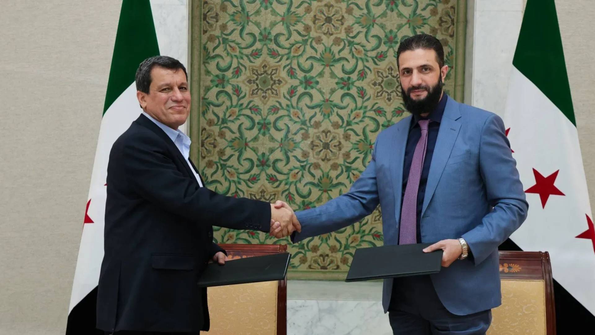 اتفاق الرئاسة السورية وقوات قسد