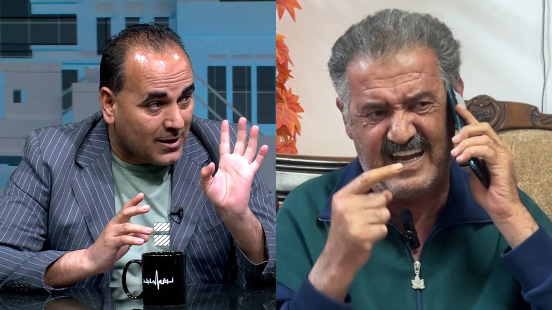 رئيس نادي الصريح عمر العجلوني والصحفي عودة الدولة