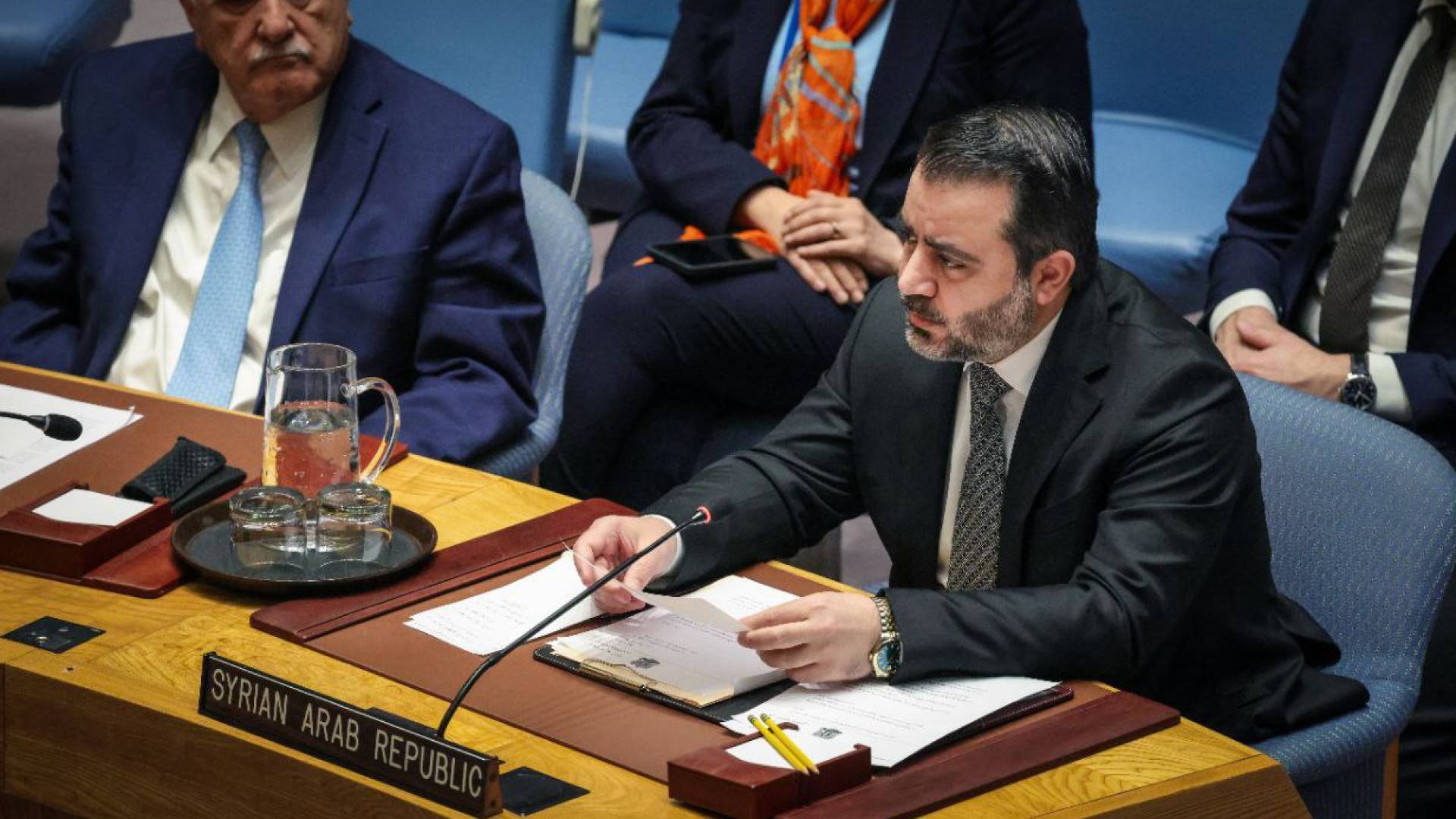 وزير الخارجية والمغتربين السوري أسعد الشيباني