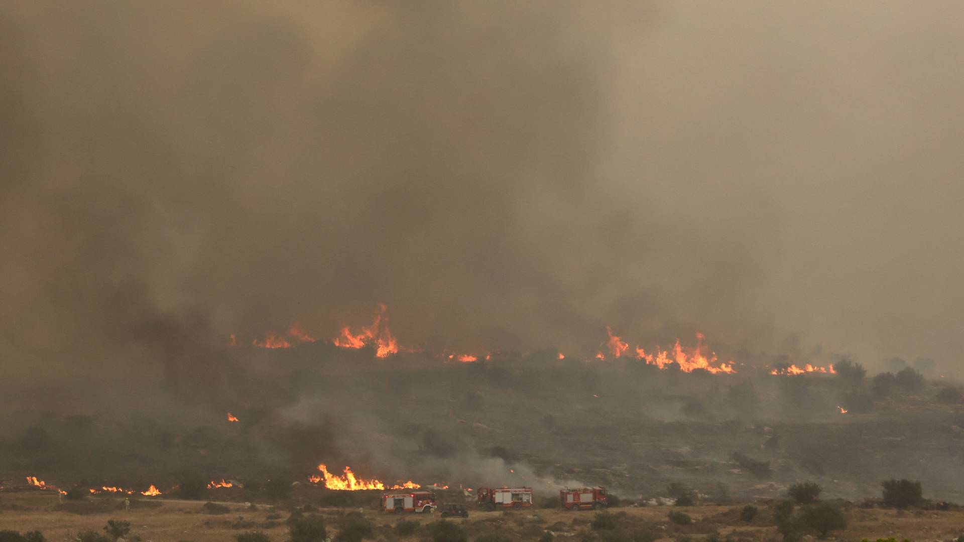 حرائق في الأراضي الفلسطينية المحتلة