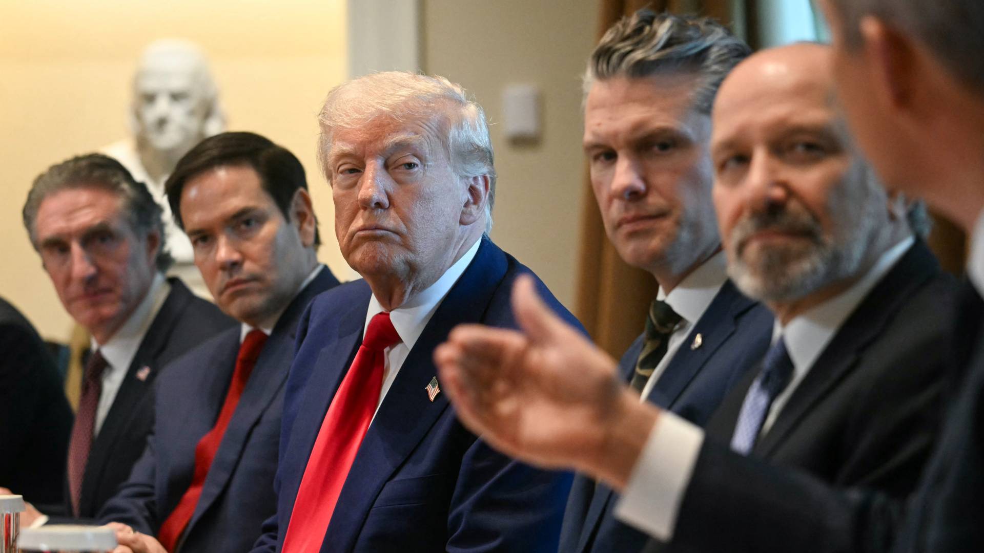 الرئيس الأمريكي دونالد ترمب ووزير الخارجية ماركو روبيو "أ ف ب"