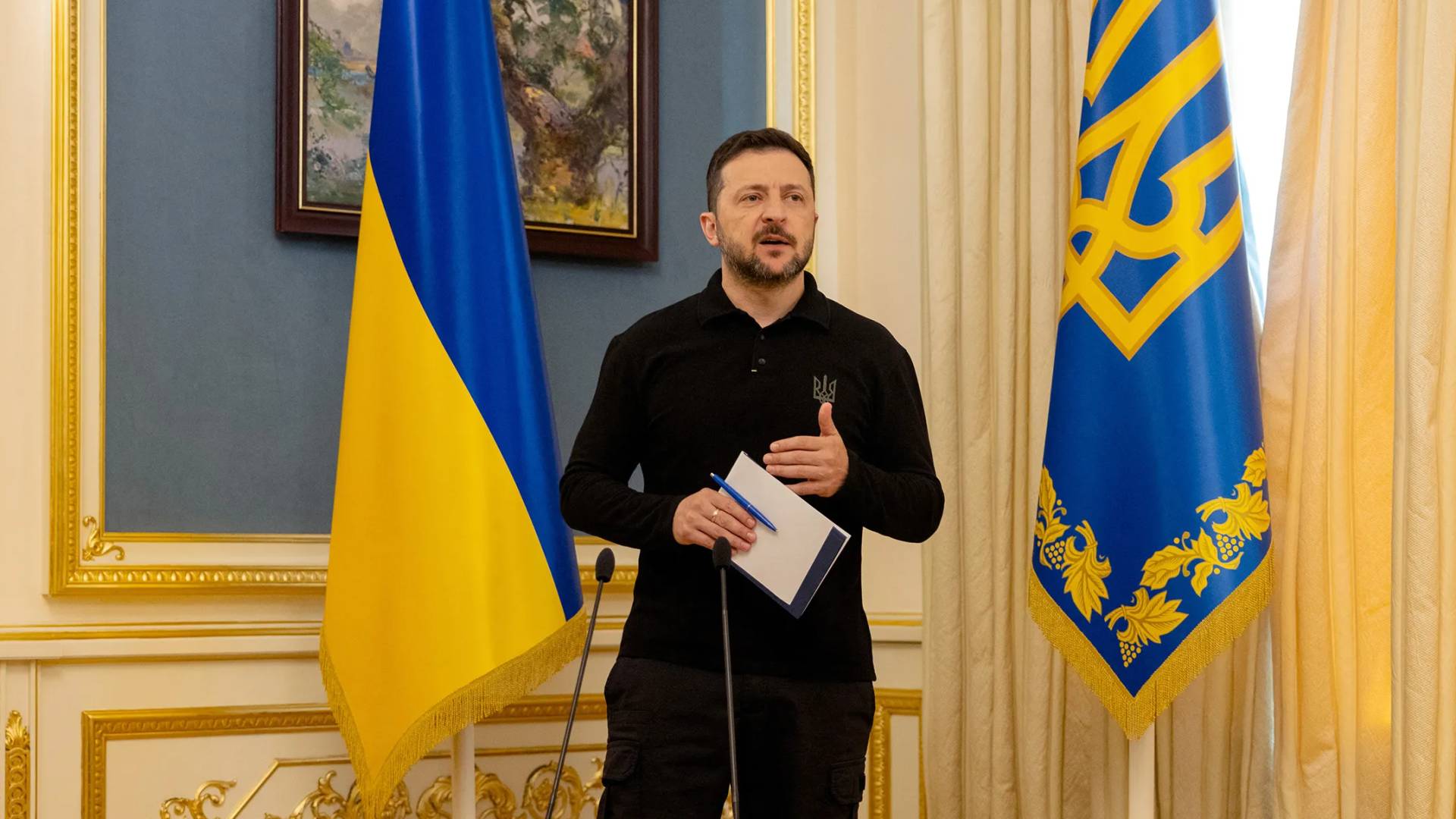 الرئيس الأوكراني فولوديمير زيلينسكي