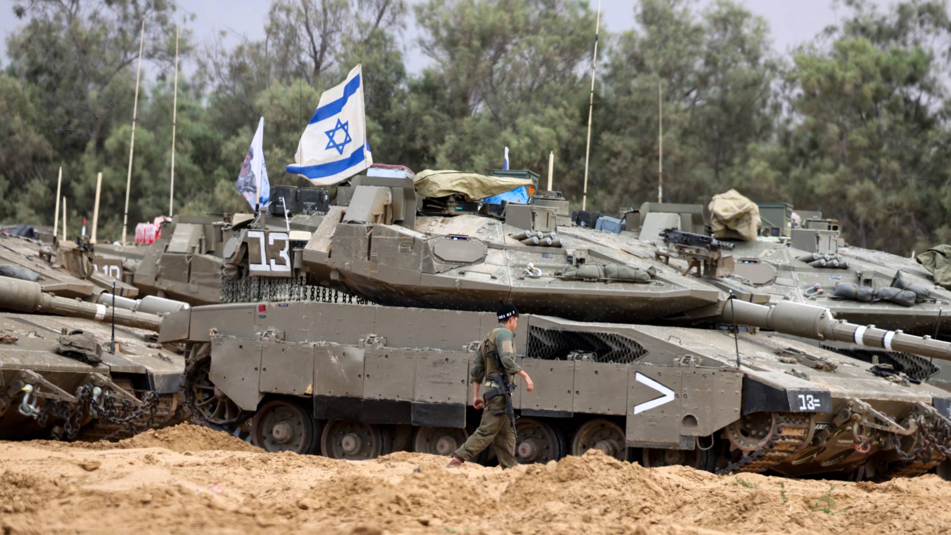 دبابة تابعة لجيش الاحتلال