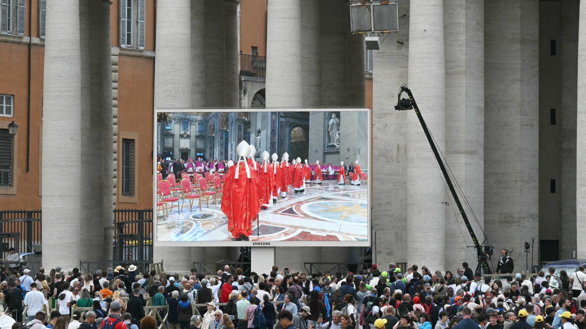 كنيسة سيستينا عشية بدء المجمع البابوي في الفاتيكان.