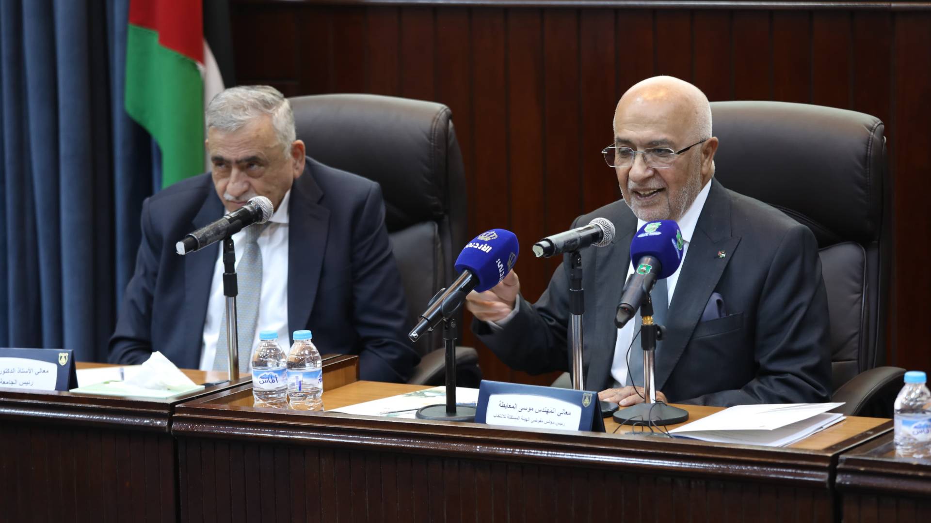 لقاء رئيس مجلس مفوضي الهيئة، المهندس موسى المعايطة، برؤساء وعمداء شؤون الطلبة في الجامعات الحكومية