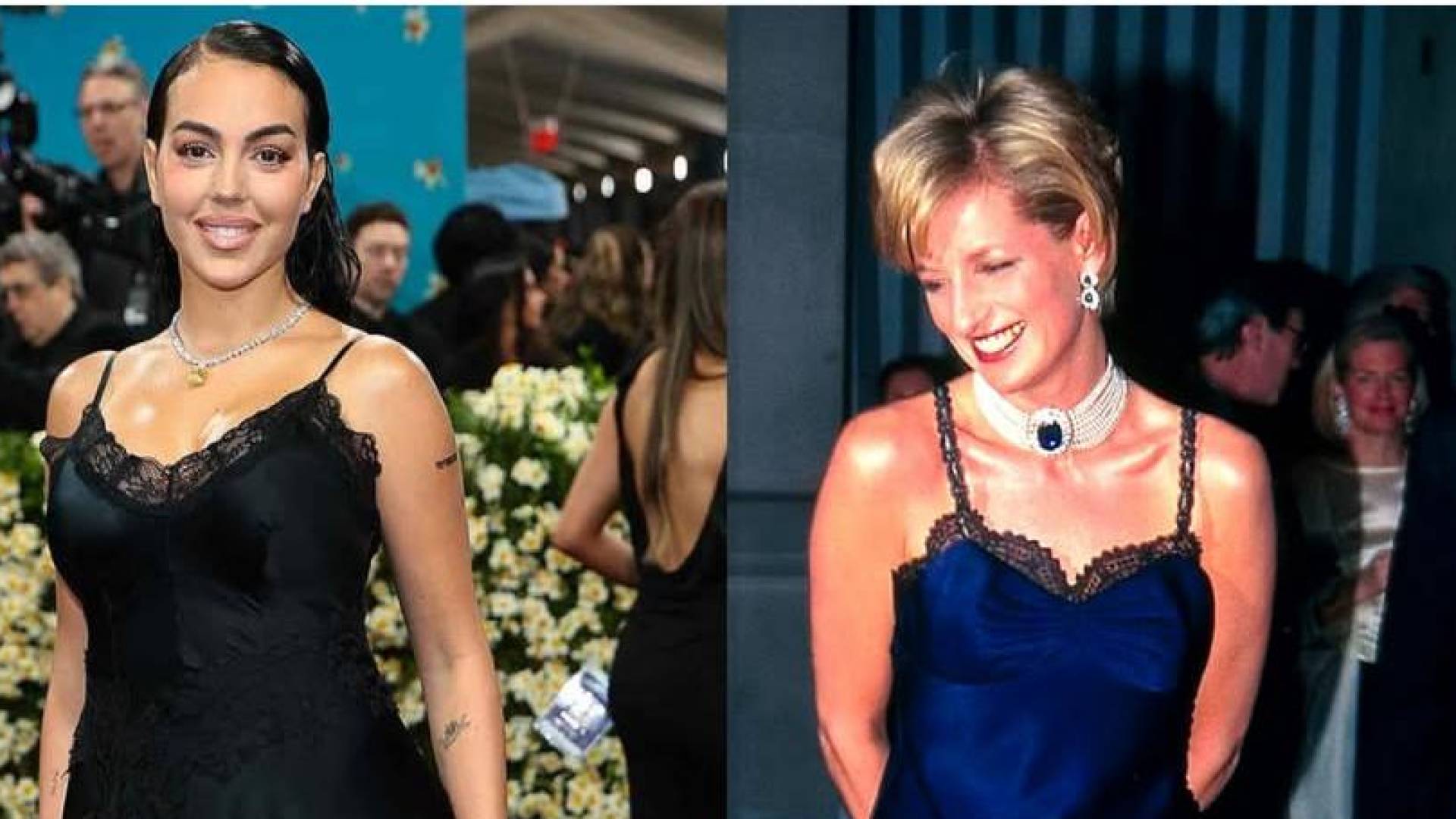 جورجينا رودريغيز والأميرة ديانا