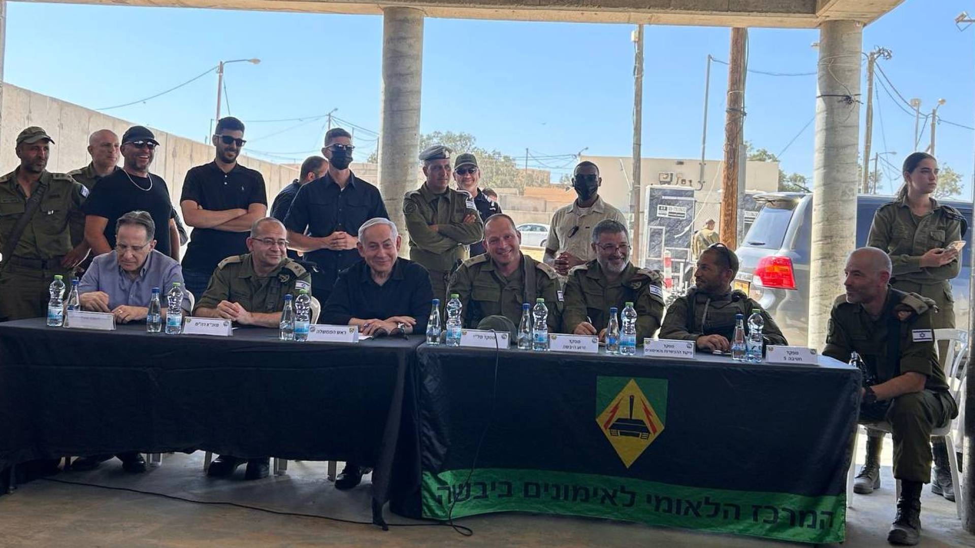 نتنياهو خلال لقائه جنود احتياط من "لواء 5"