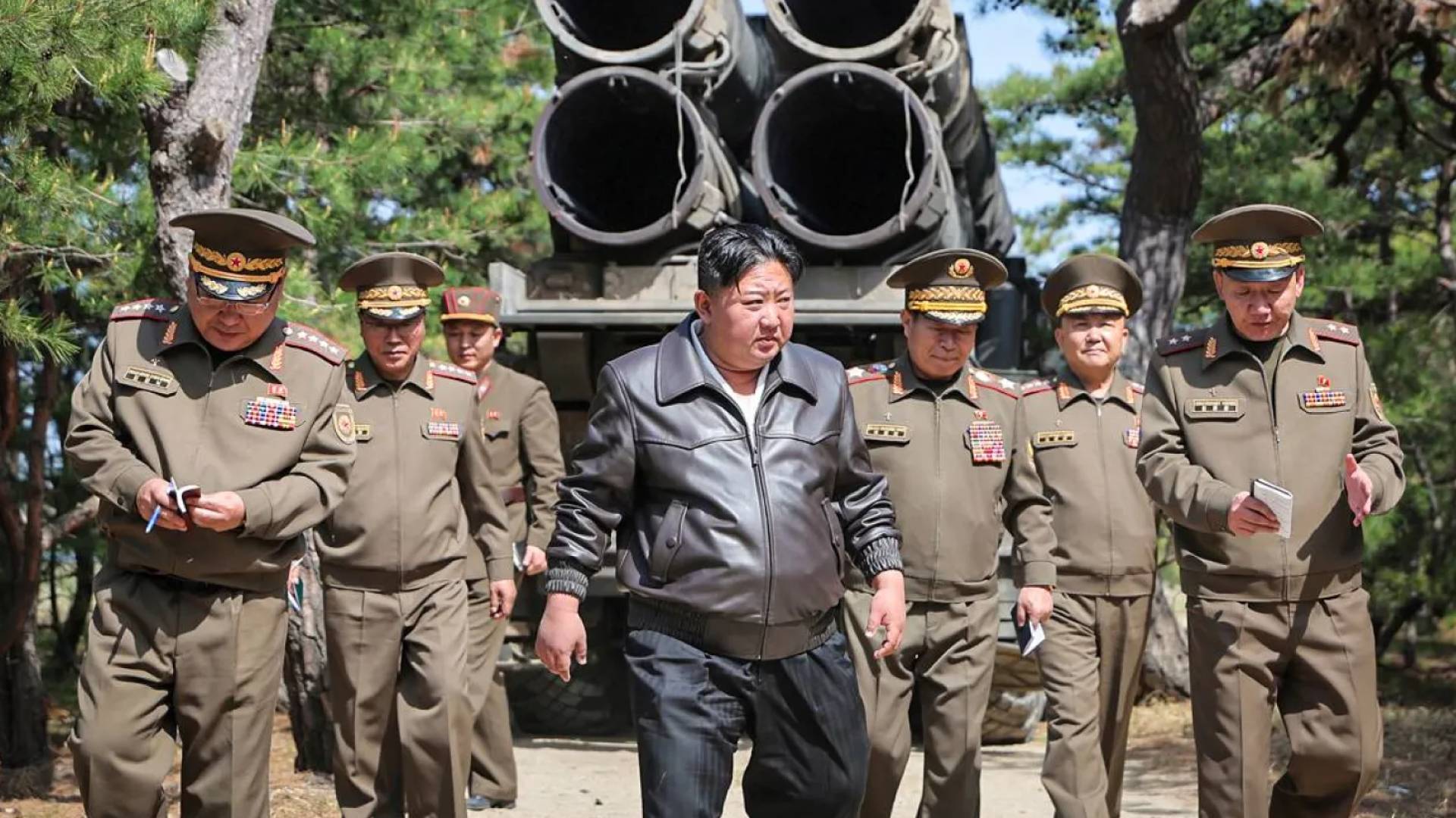 الزعيم الكوري الشمالي كيم جونغ أون