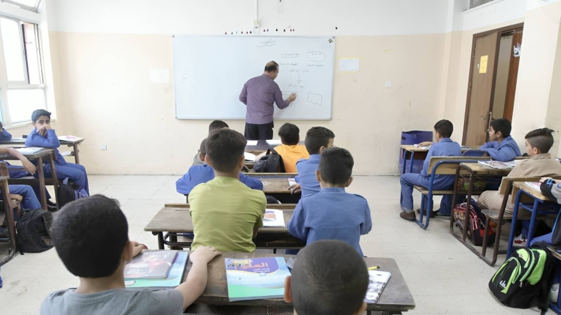 صف دراسي في الأردن