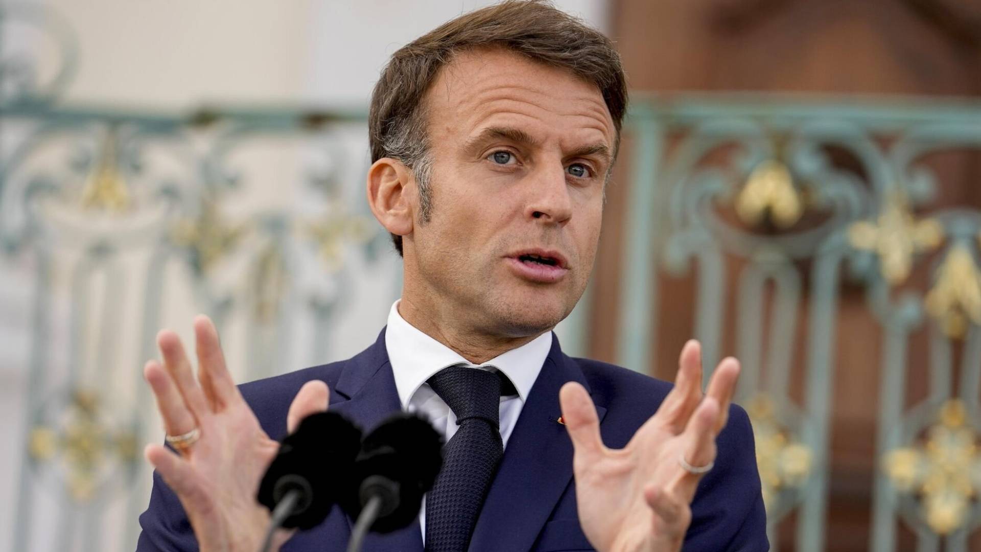 الرئيس الفرنسي إيمانويل ماكرون