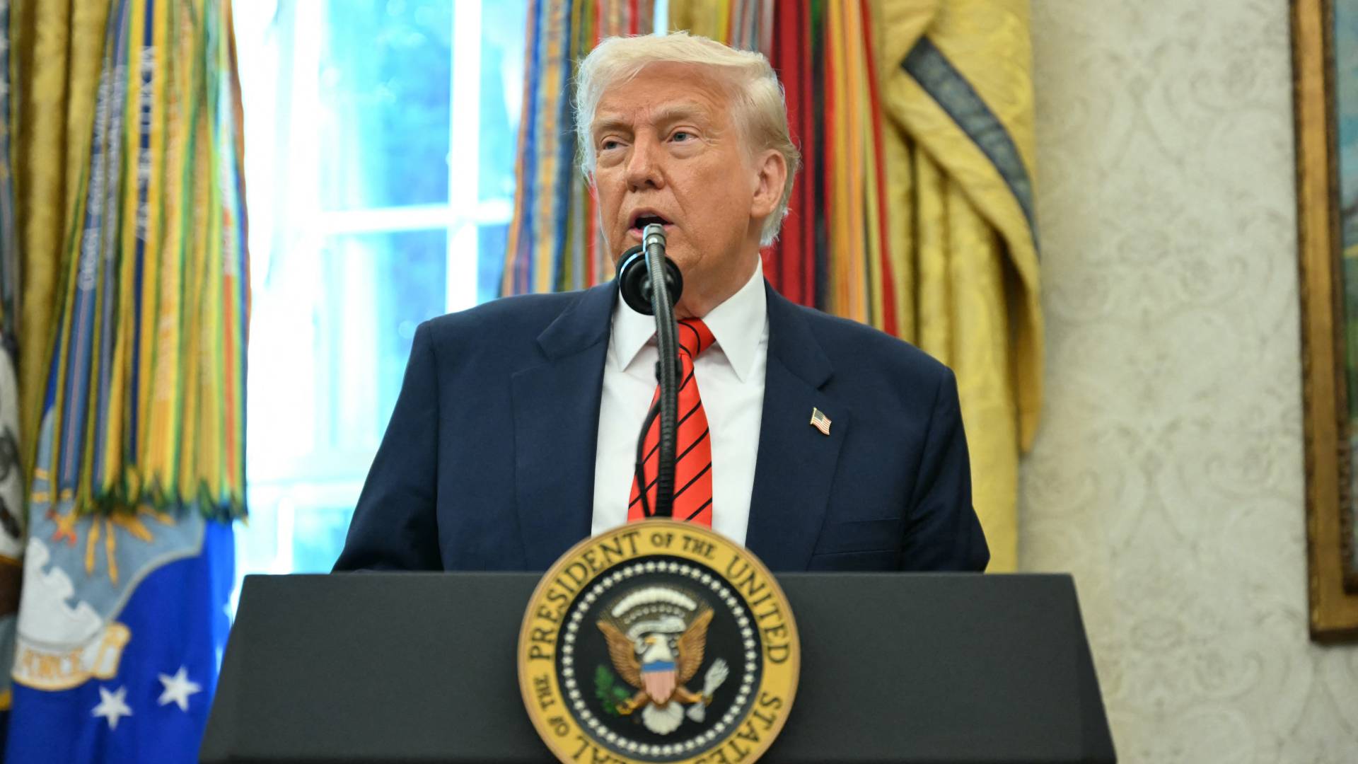 الرئيس الأمريكي دونالد ترمب