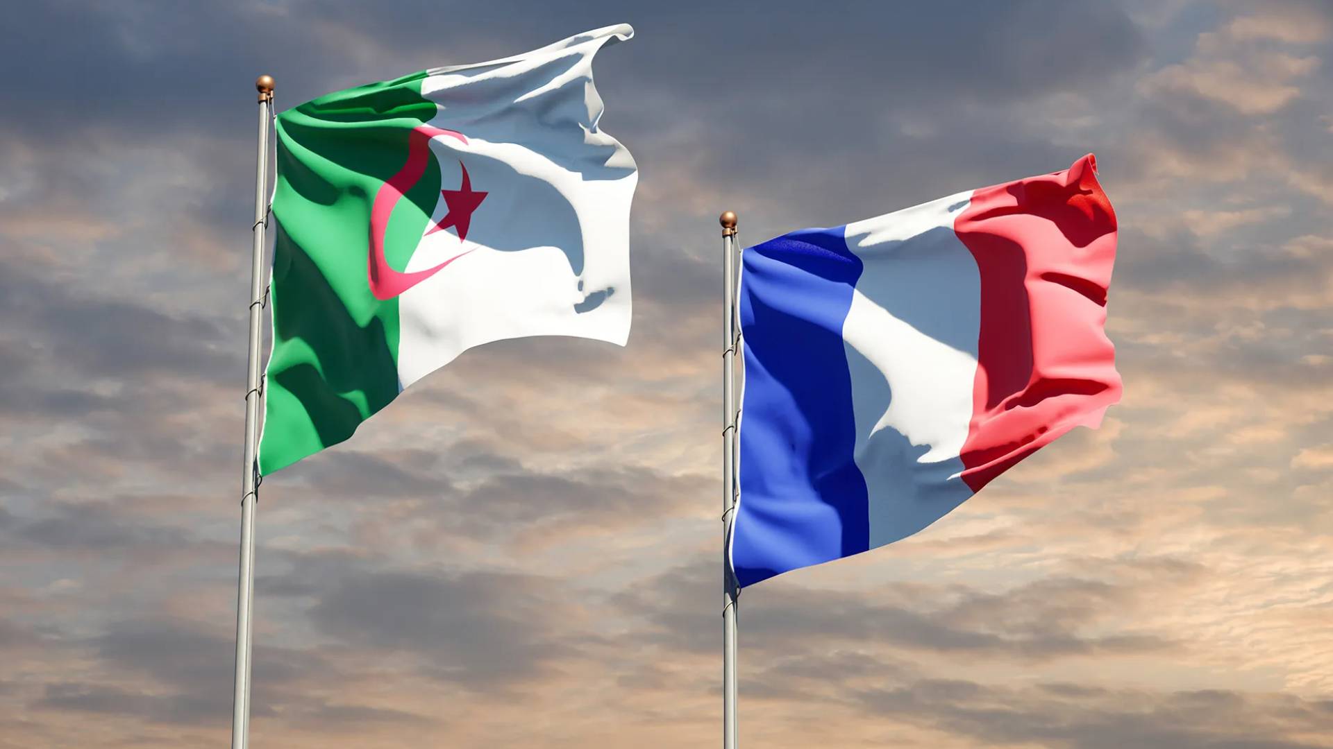 علم الجزائر وفرنسا