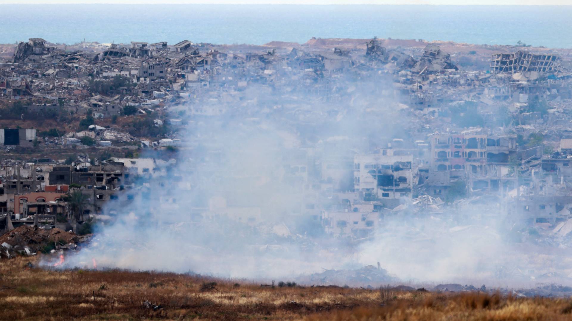 آثار الدمار في قطاع غزة