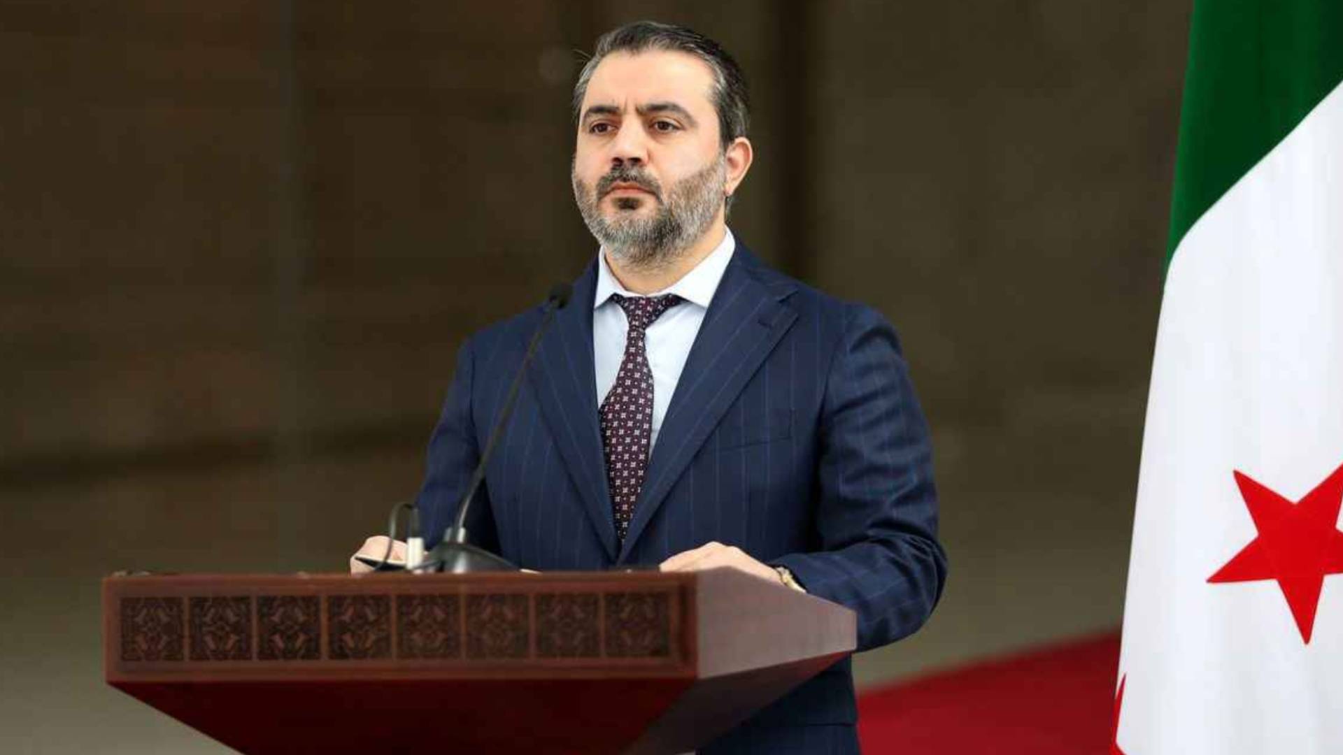 وزير الخارجية السوري أسعد الشيباني