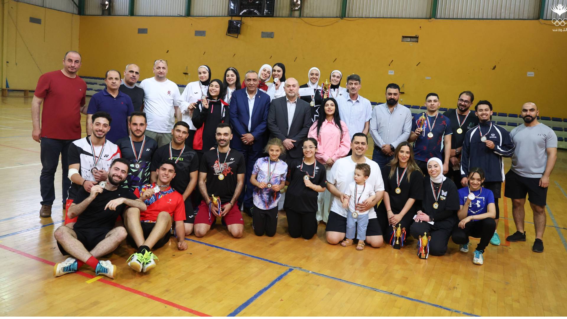 اختتام بطولة المملكة المفتوحة للريشة الطائرة للزوجي بمشاركة واسعة