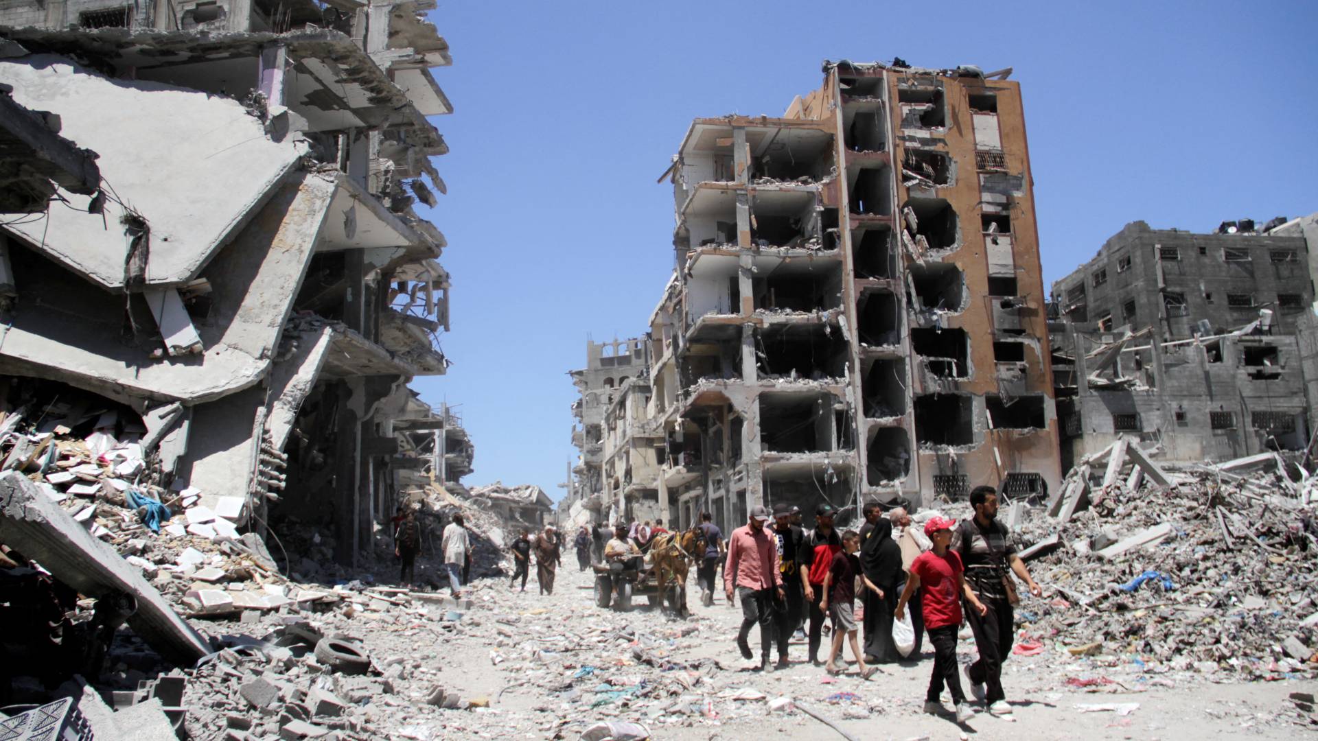 نازحون في مناطق شمال غزة