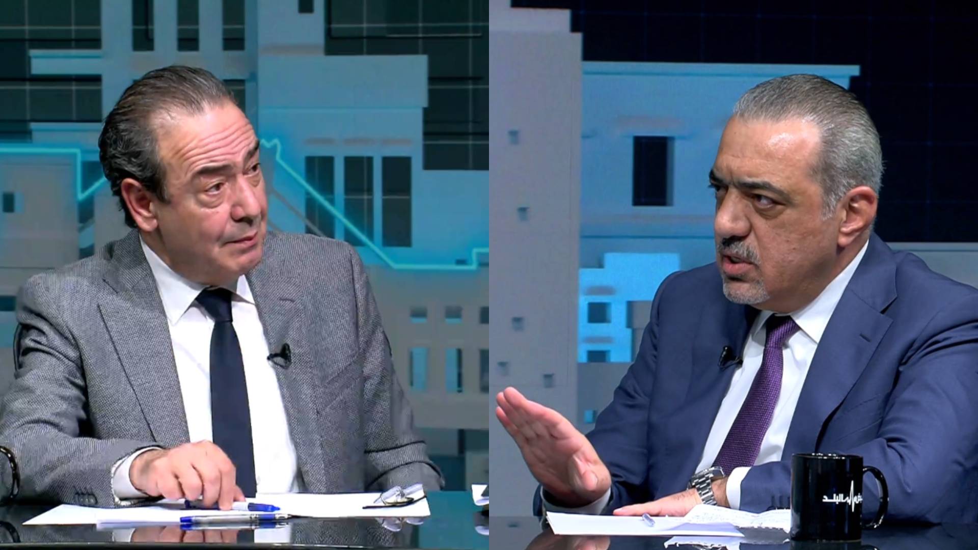 الوزير الأسبق سامر الطويل والمهندس عبدالله غوشة نقيب المهندسين