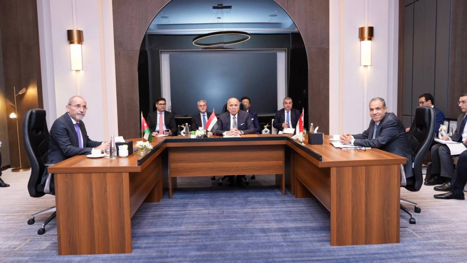 الصفدي يعقد مباحثات موسعة