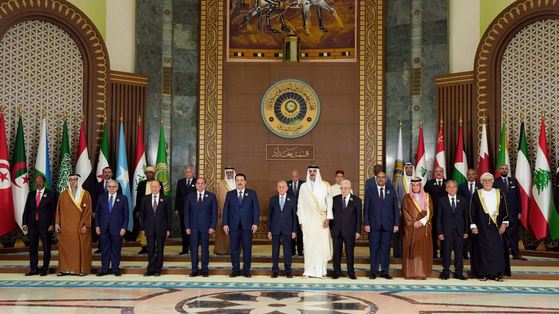 صورة تجمع المشاركين في القمة العربية