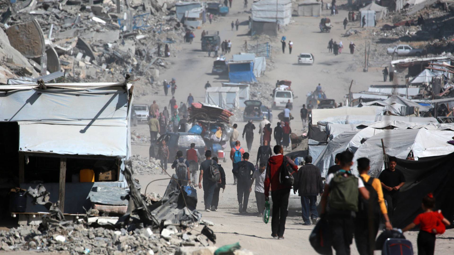 نازحون في غزة