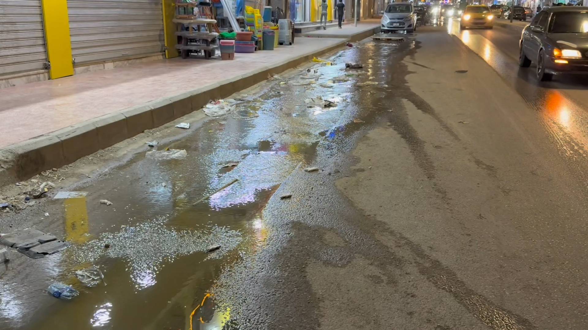 فيضان الصرف الصحي في المفرق