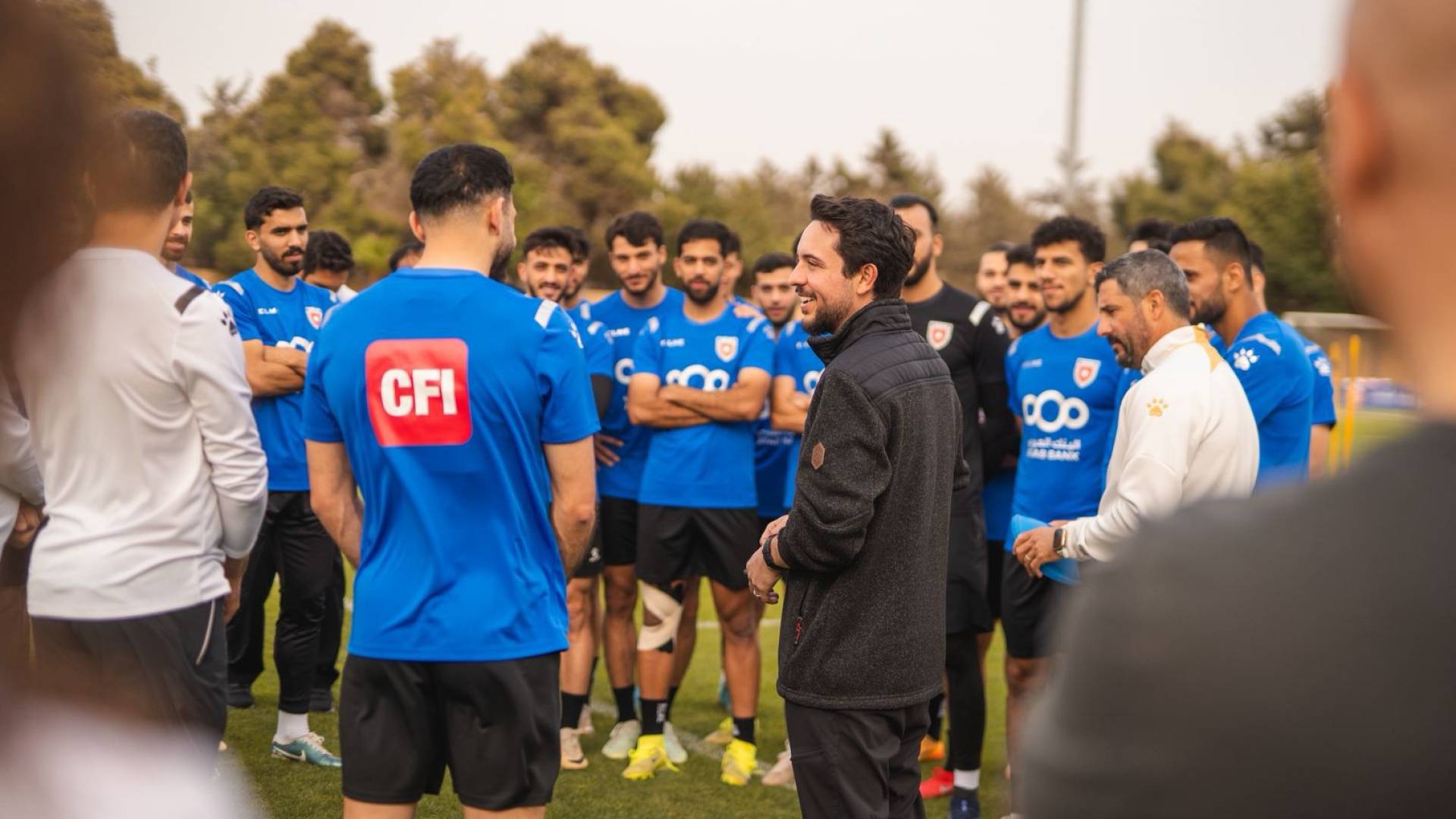 استعدادات نشامى المنتخب الوطني لكرة القدم