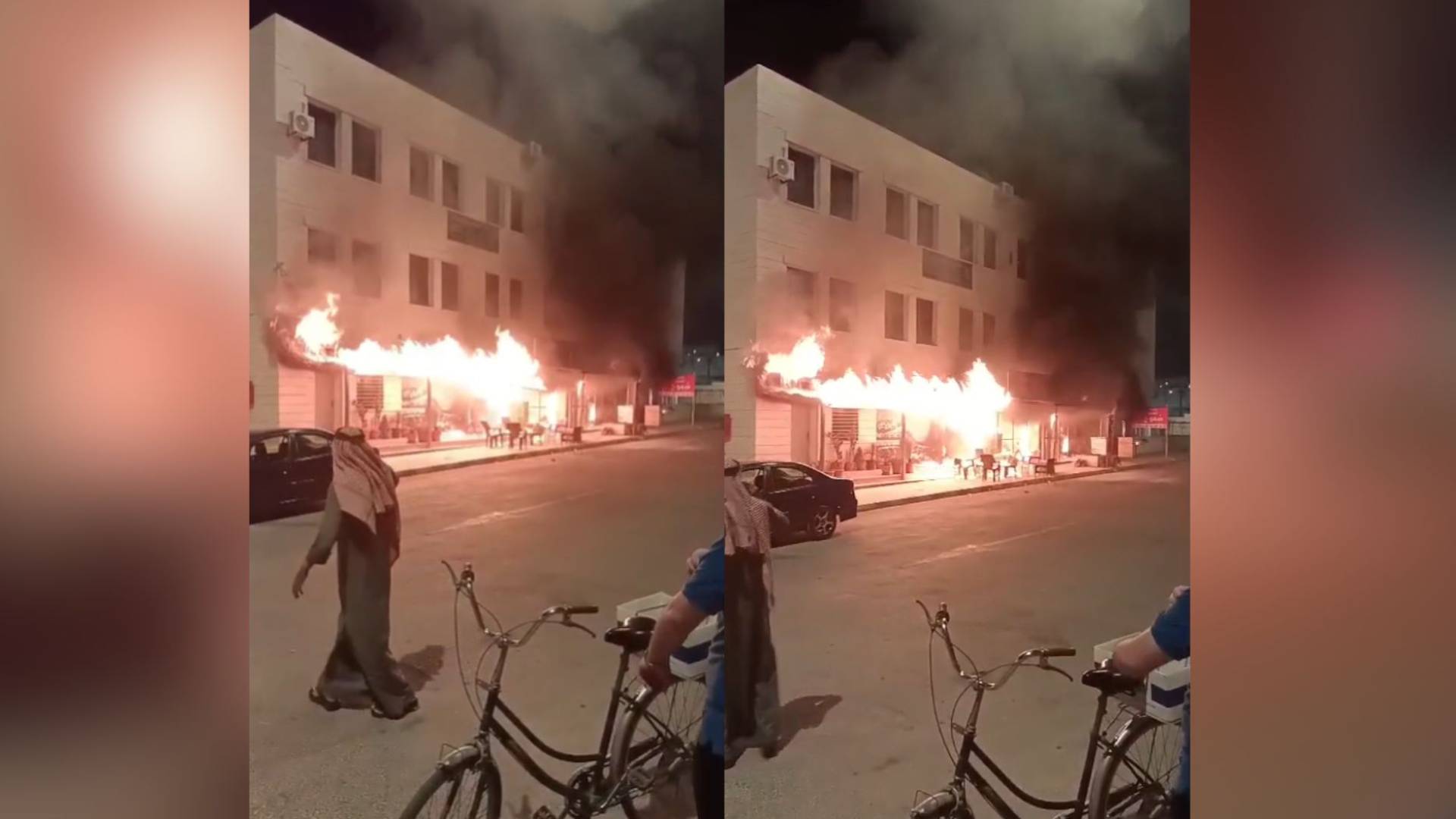 حريق بـ3 محلات تجارية