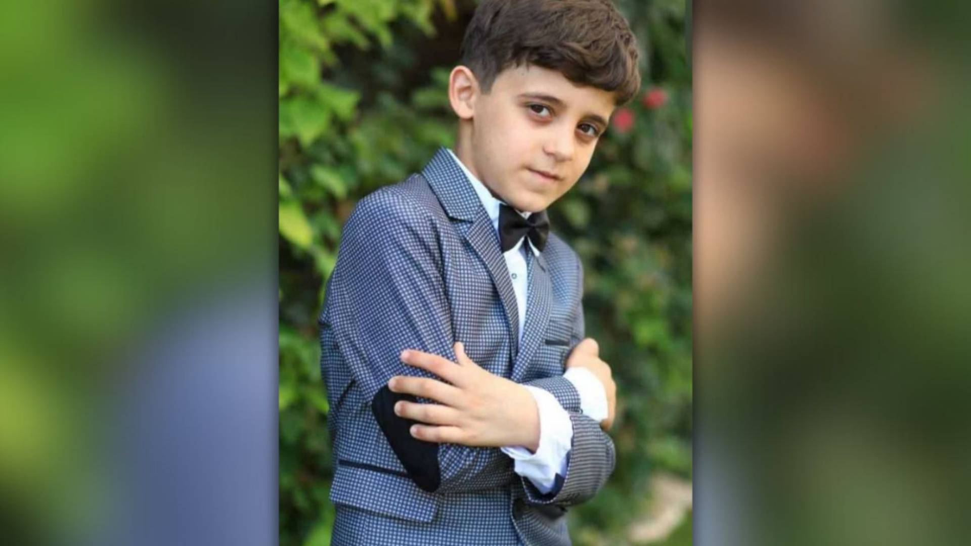 الطفل محمد سرحان البالغ من العمر 12 عاما