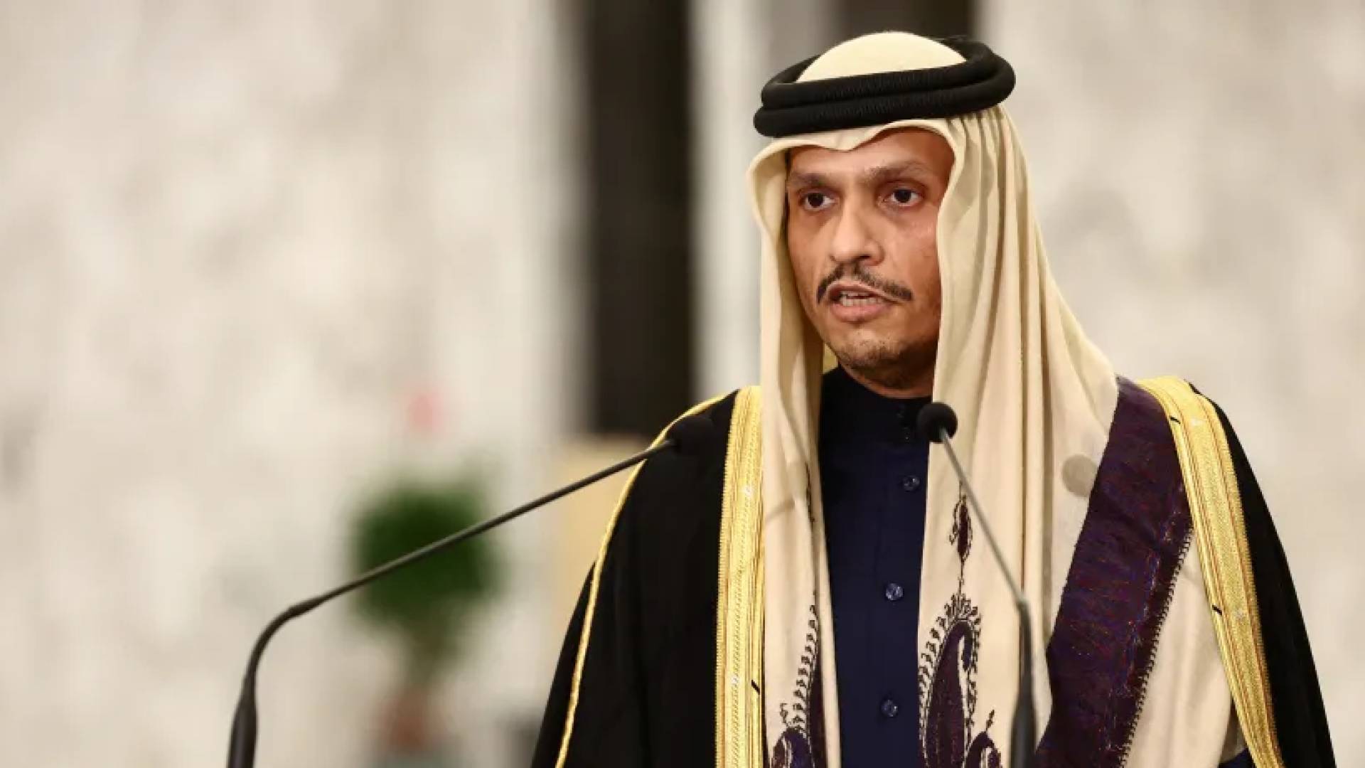 رئيس الوزراء وزير الخارجية القطري، الشيخ محمد بن عبد الرحمن آل ثاني