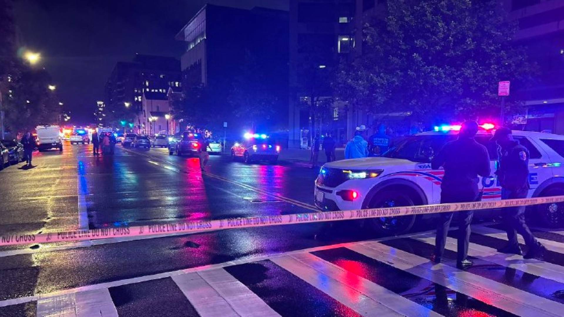 محيط سفارة الاحتلال في واشنطن