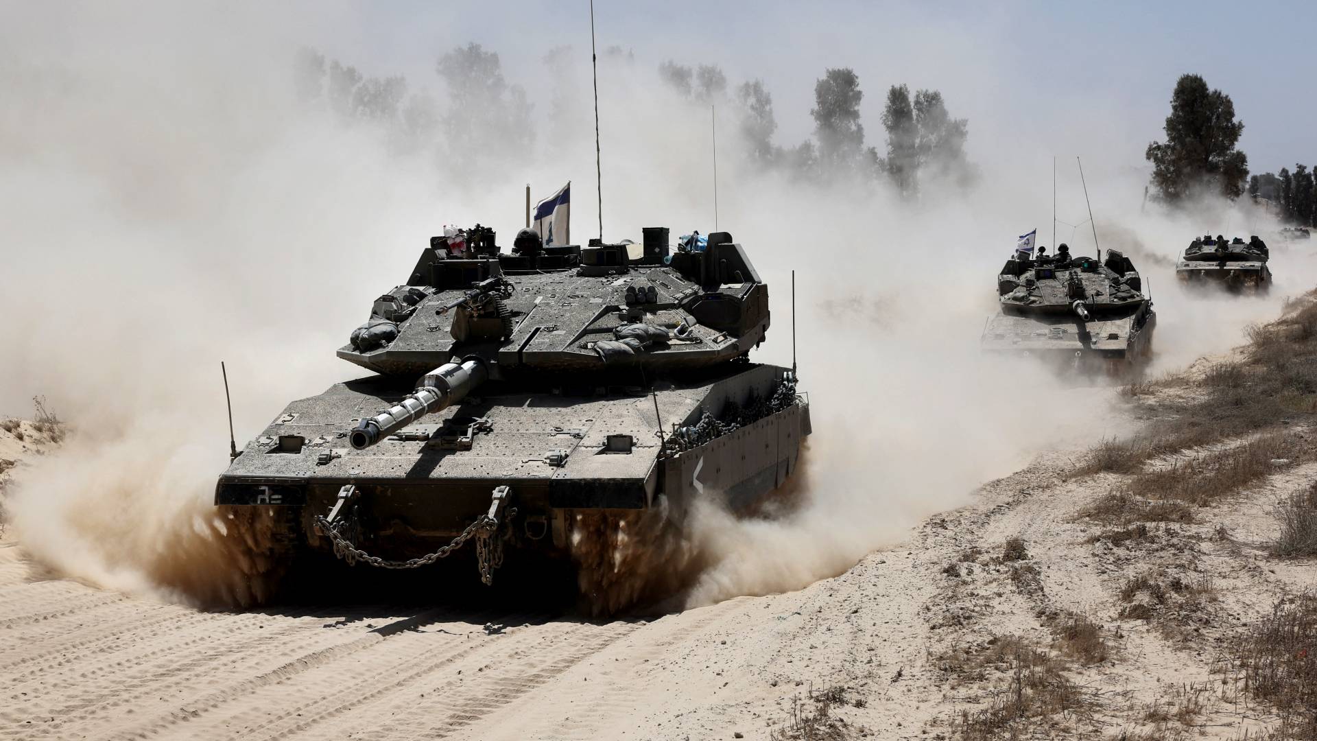 دبابات تابعة لجيش الاحتلال في غزة