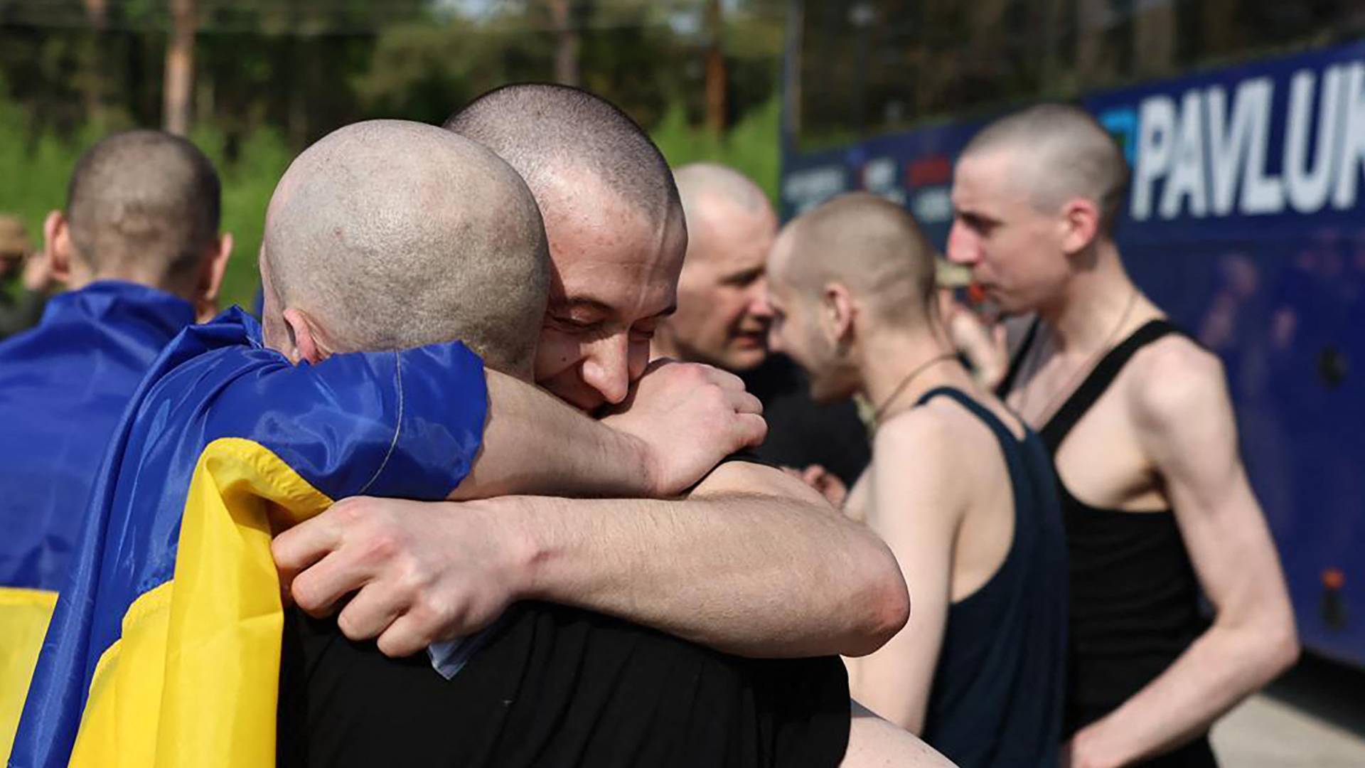 أسرى حرب أوكرانيين بعد عملية تبادل