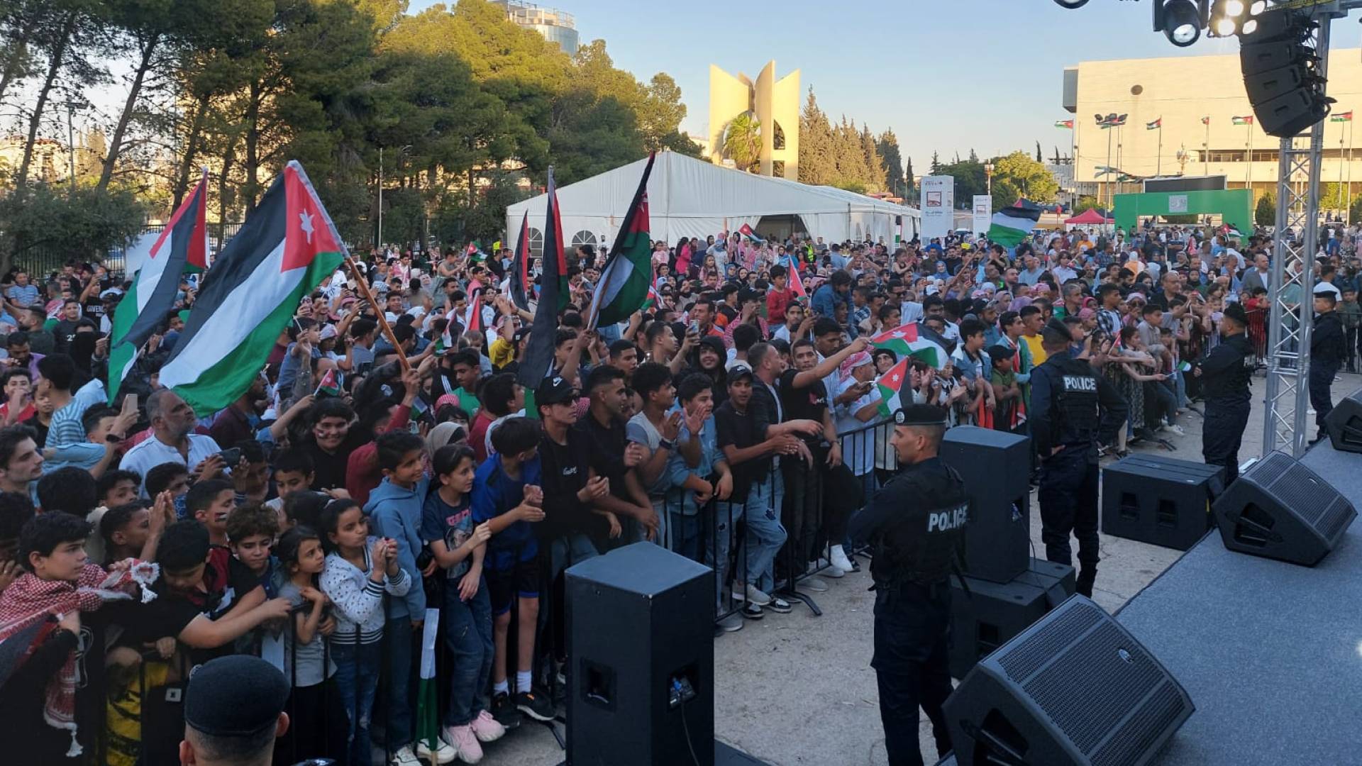 احتفالات الأردنيين بعيد الاستقلال