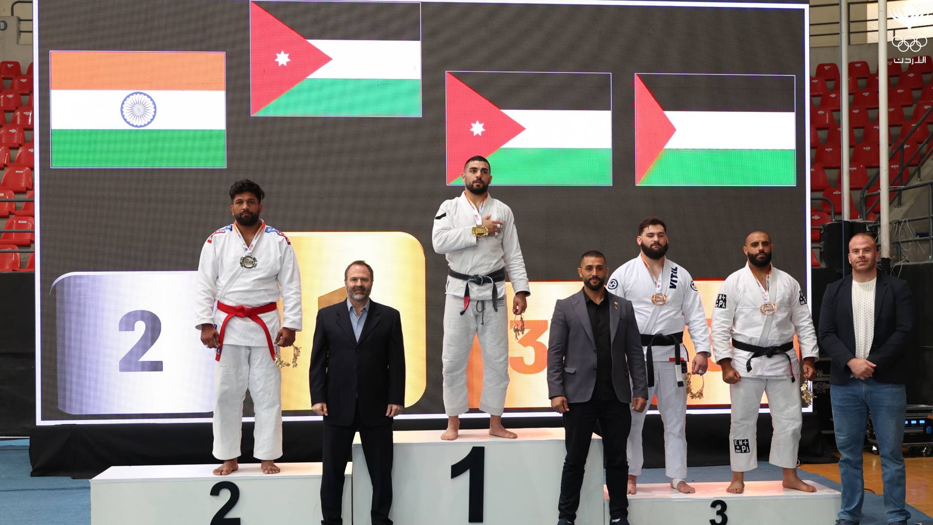 ذهبية وبرونزية للأردن في بطولة آسيا للجوجيتسو