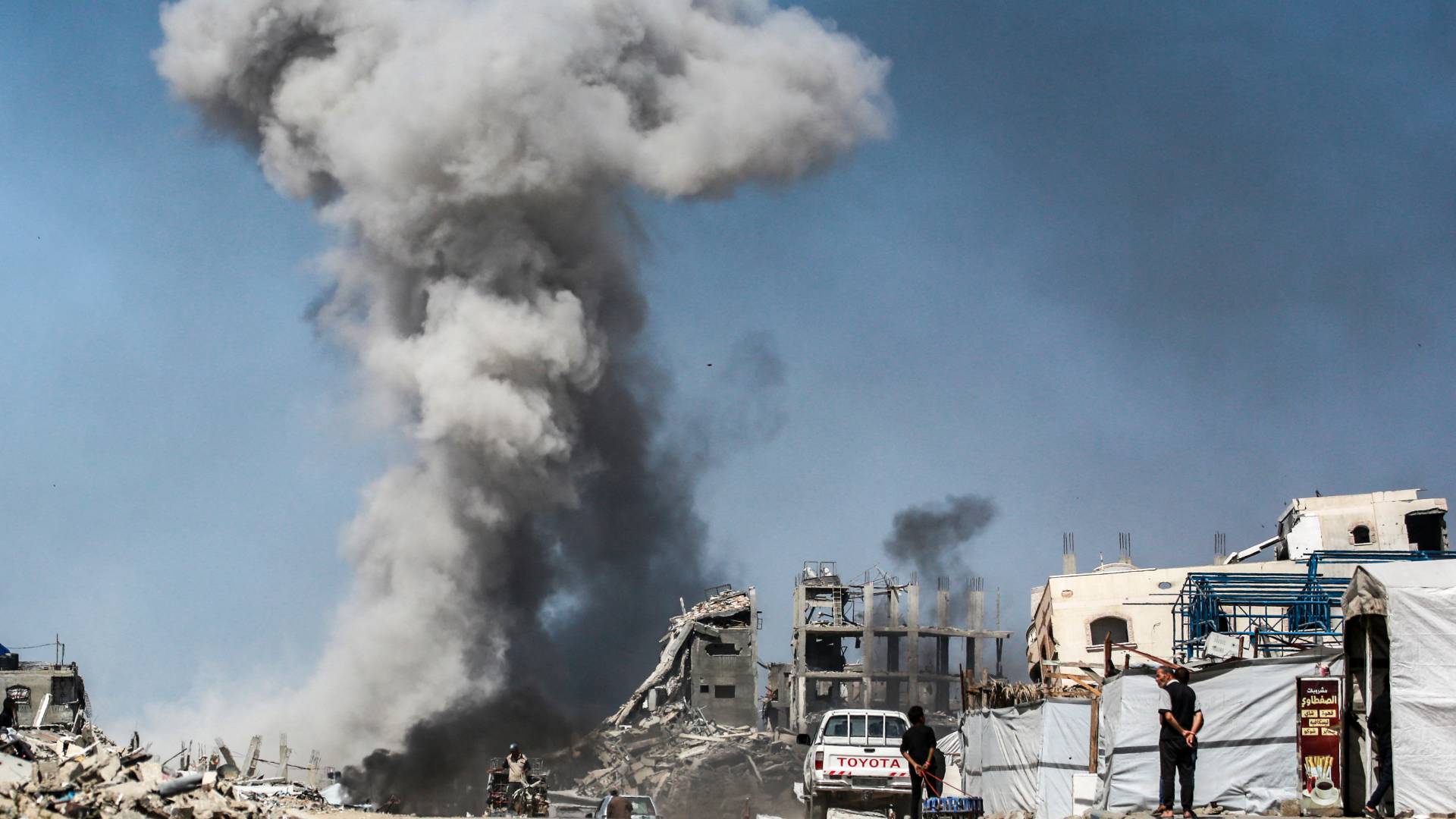 انفجار في غزة