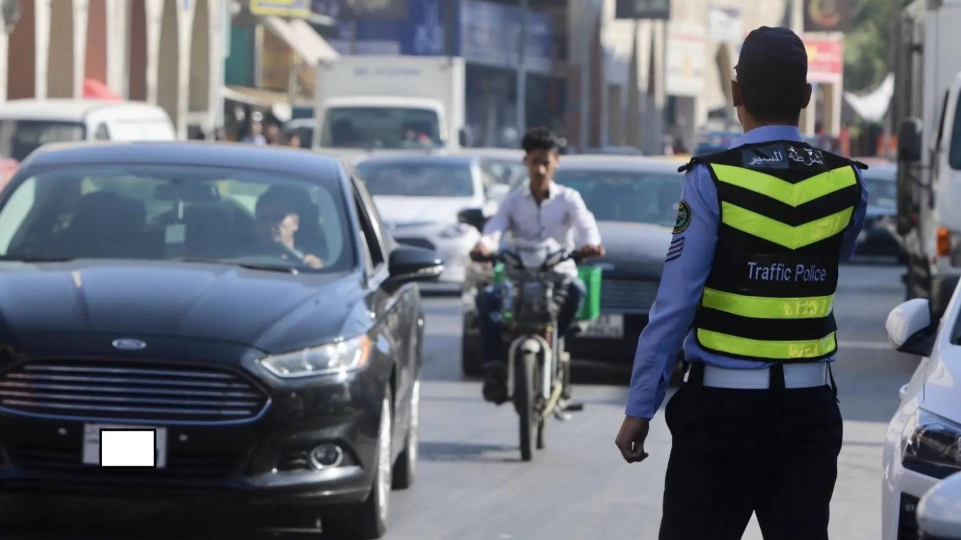 شرطي سير في العاصمة عمان