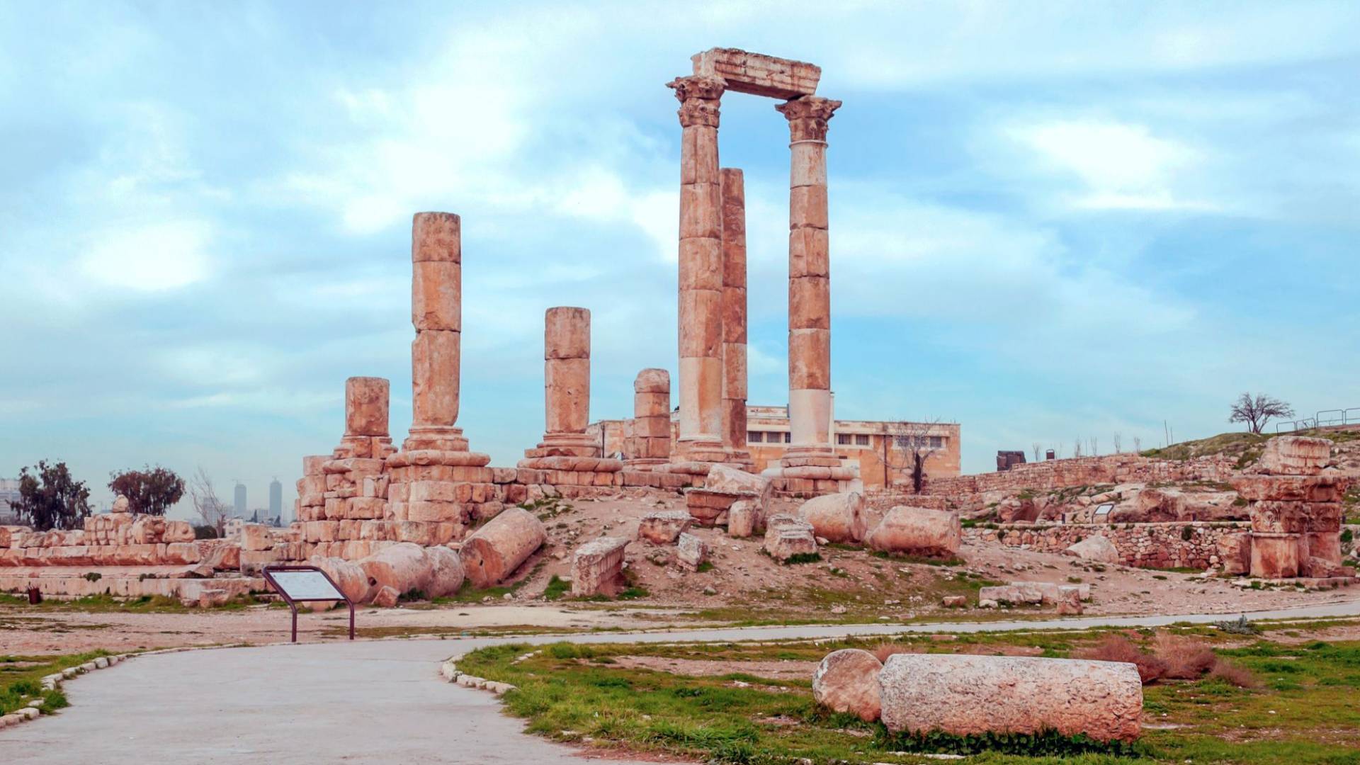 لقطة عامة للعاصمة عمان