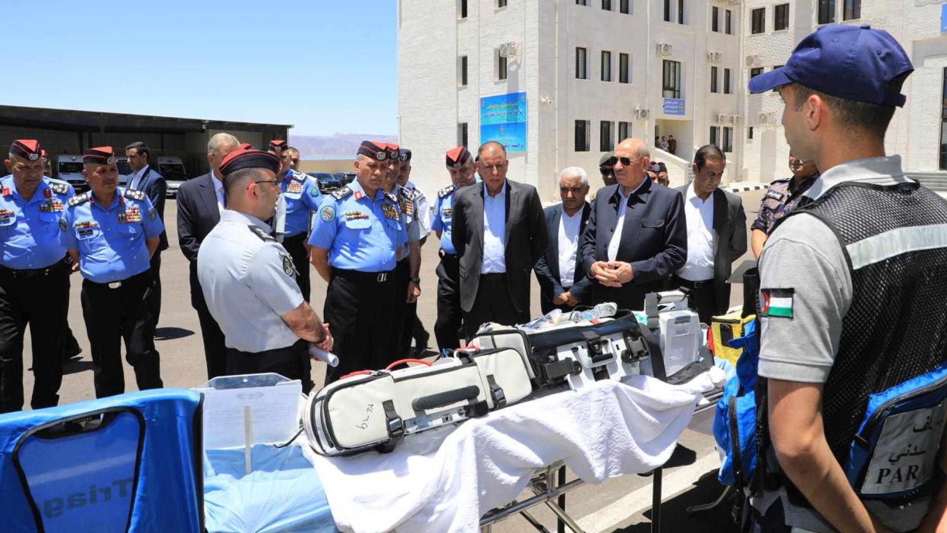 افتتاح مركز دفاع مدني العقبة المتخصص بالتزامن مع احتفالات المملكة بعيد الاستقلال