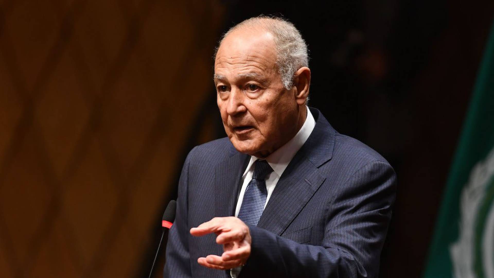 الأمين العام لجامعة الدول العربية أحمد أبو الغيط