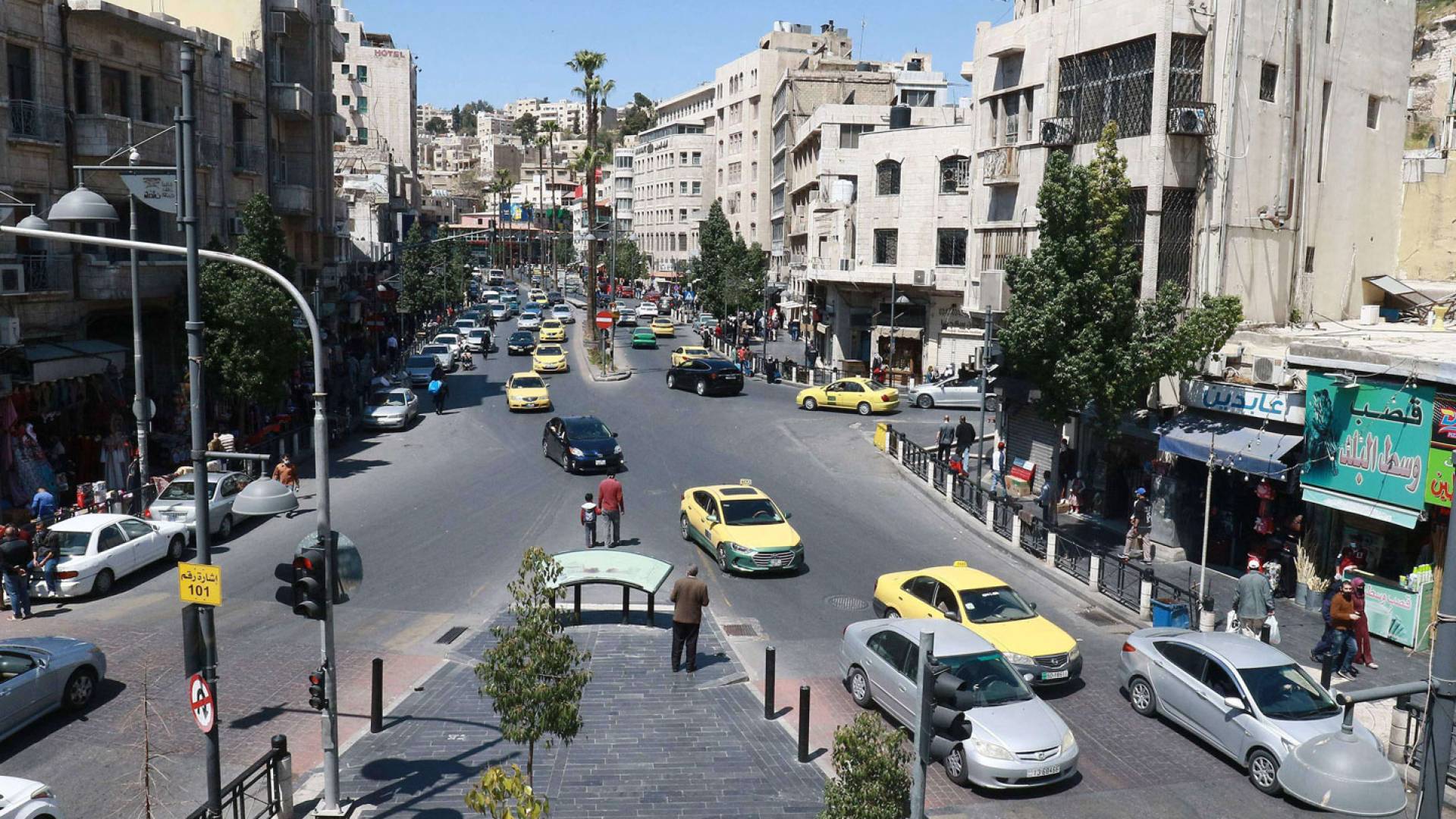 وسط العاصمة عمان