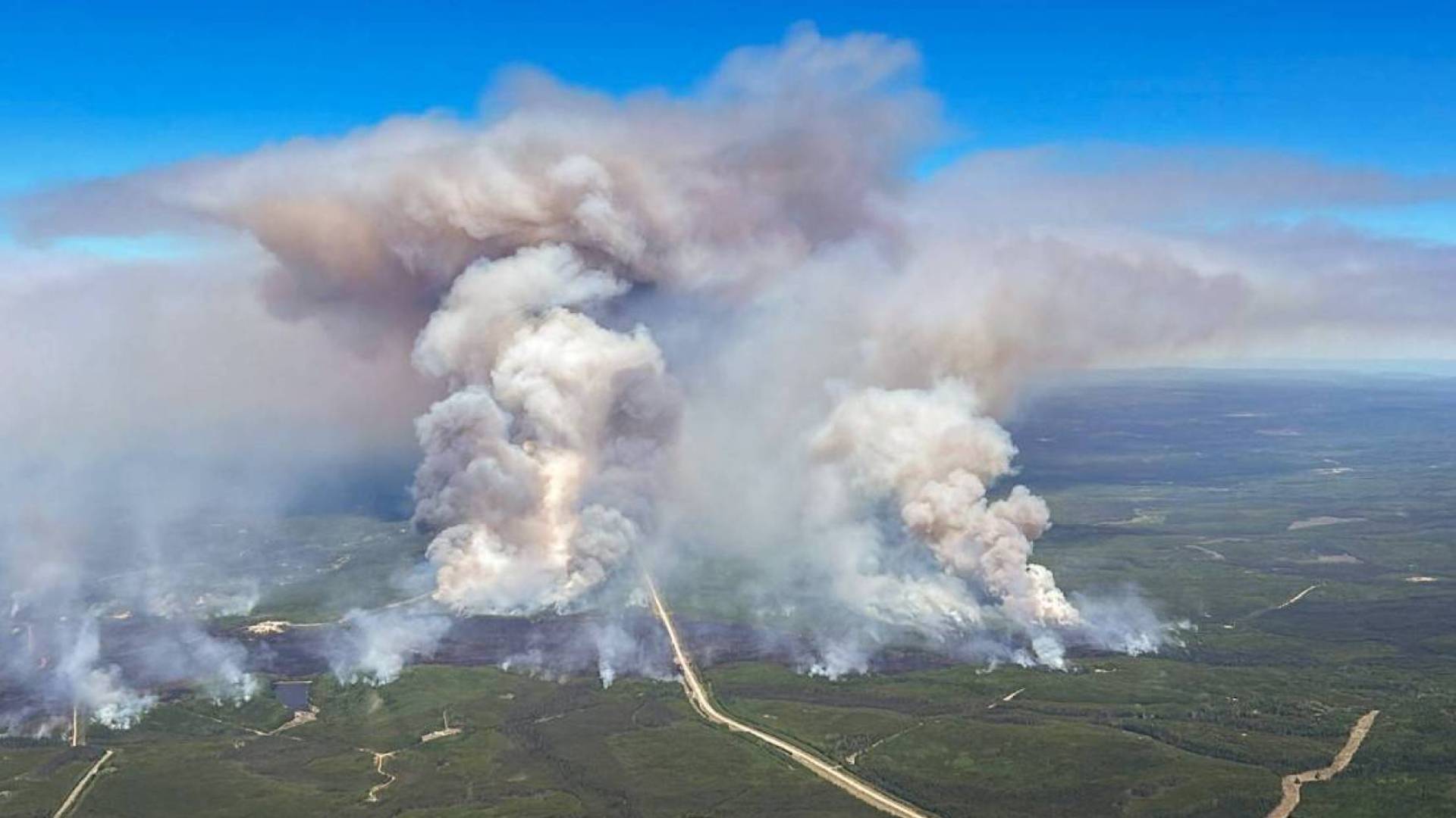 دخان حرائق الغابات