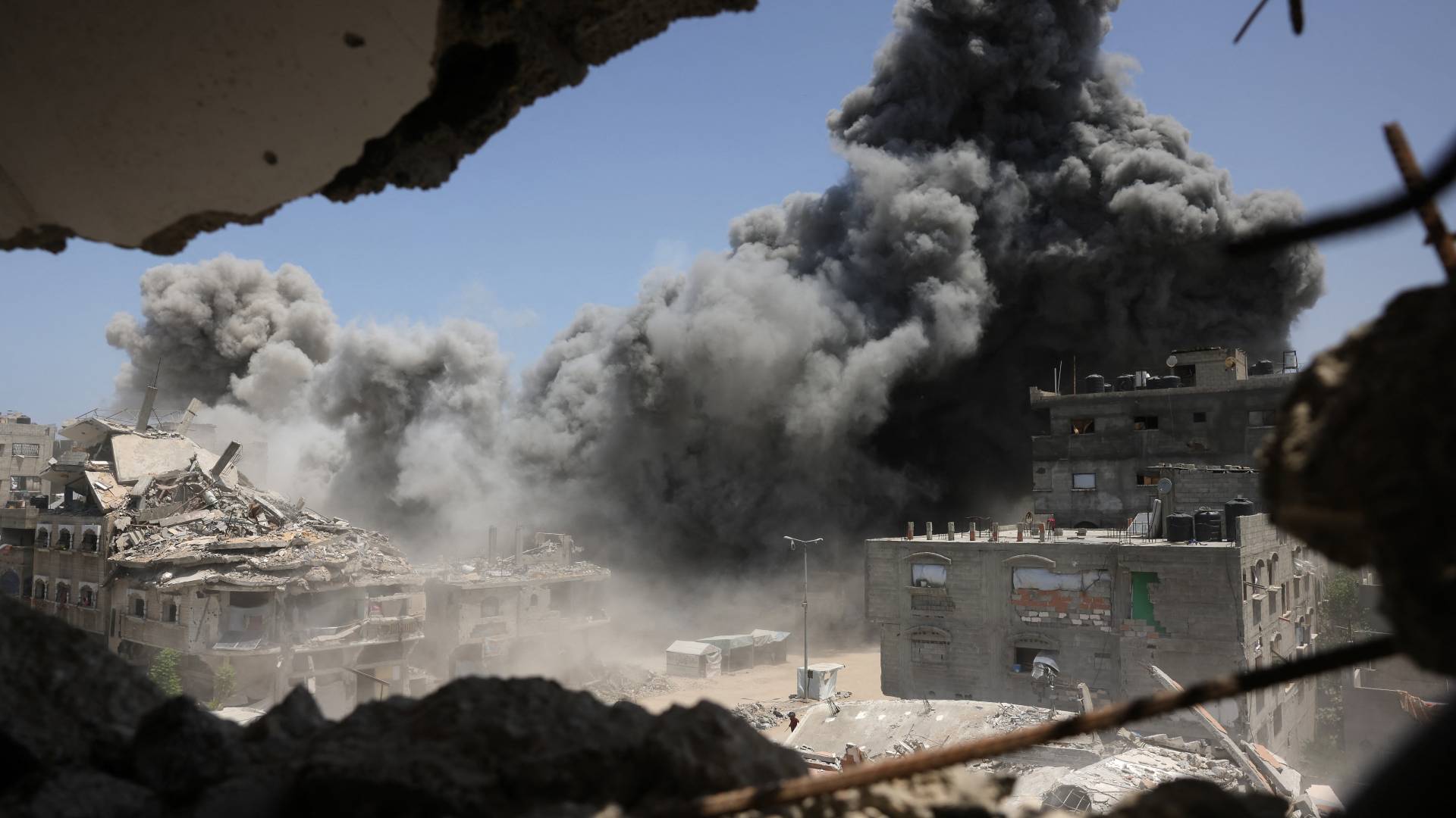 قصف على غزة