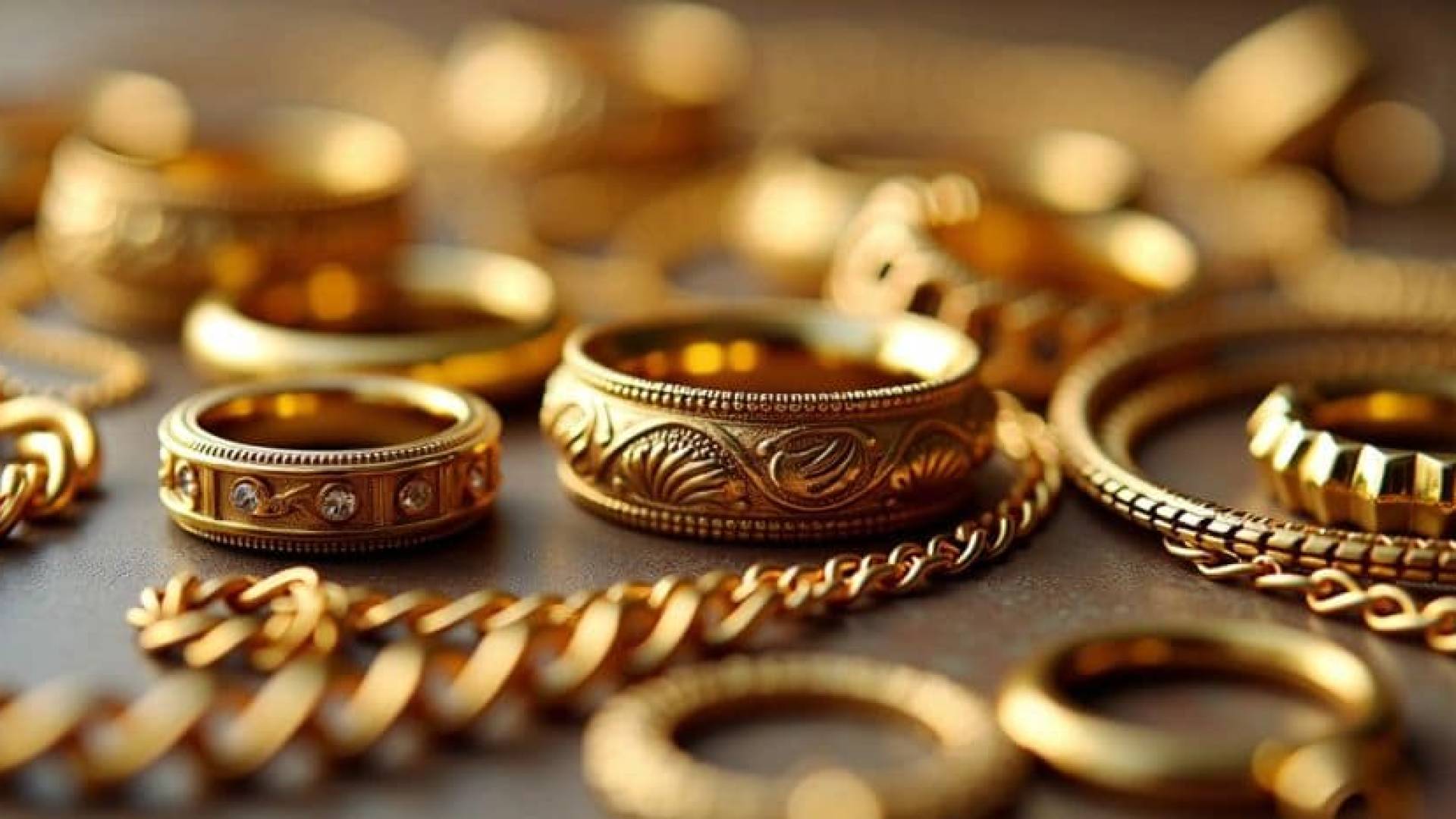 مجوهرات ذهبية