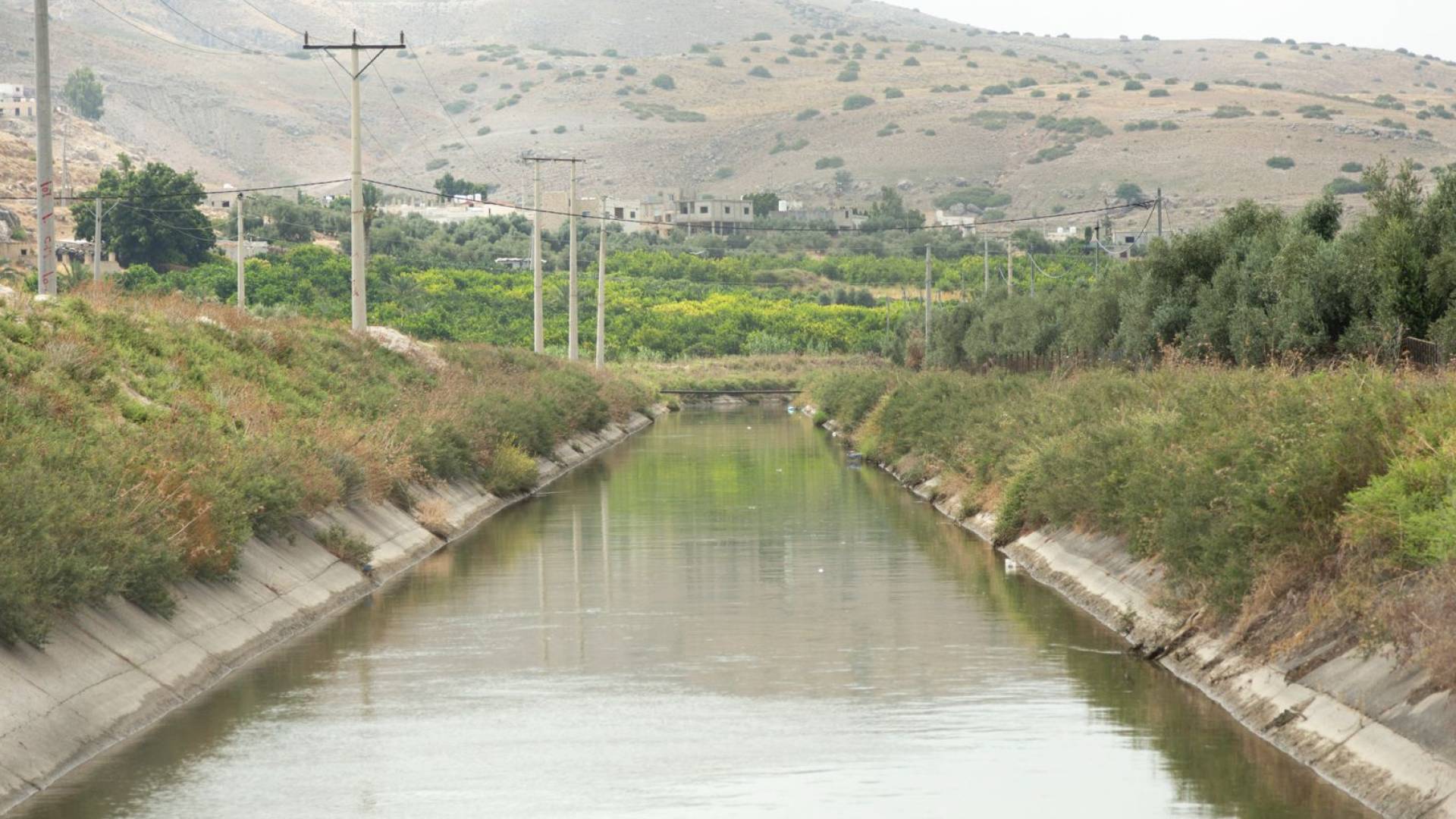 جانب من قناة الملك عبدالله