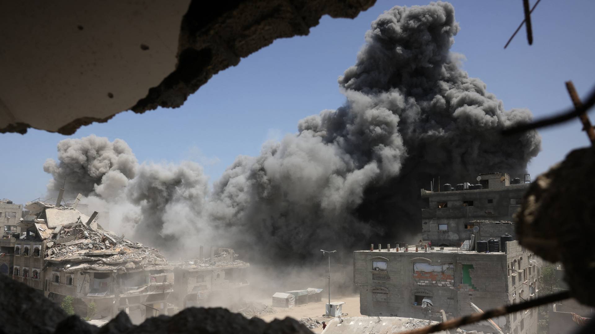 قصف على غزة