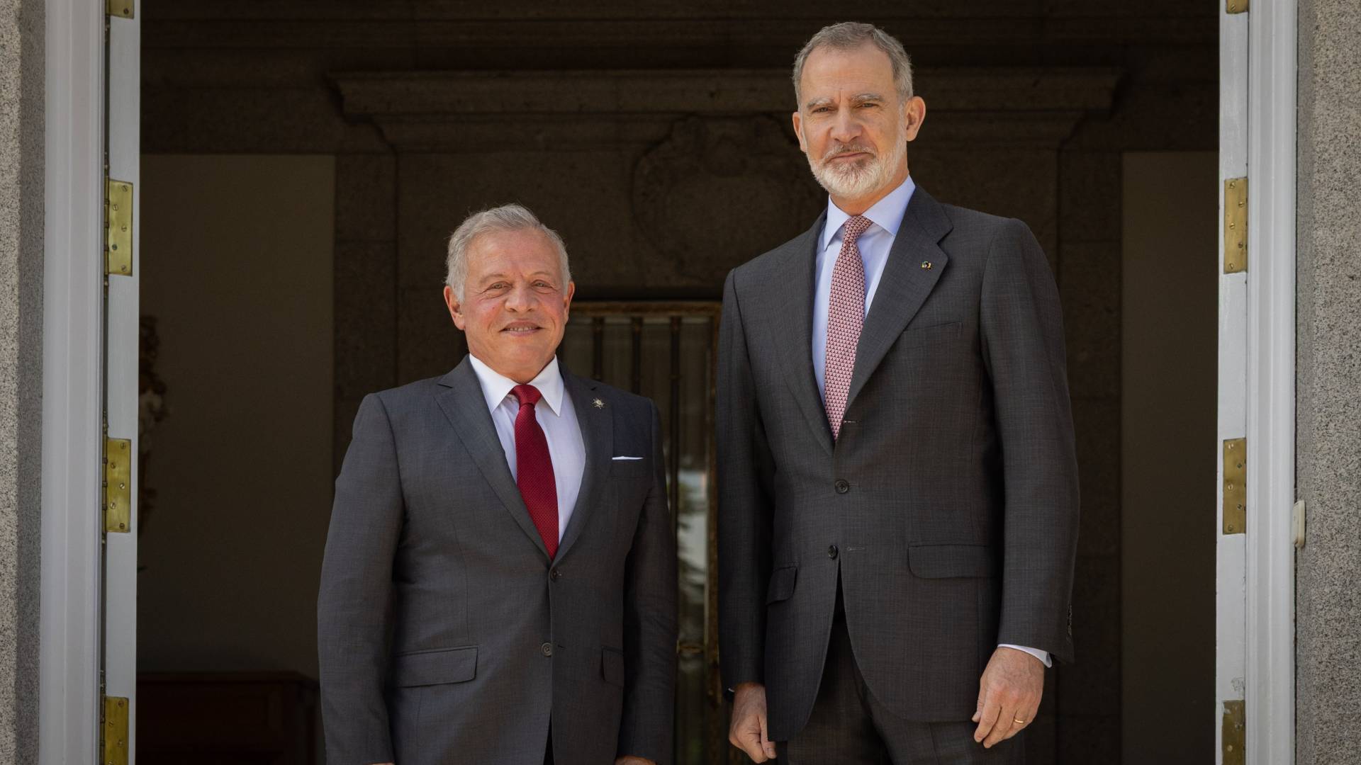 الملك عبدالله الثاني والملك فيليب السادس