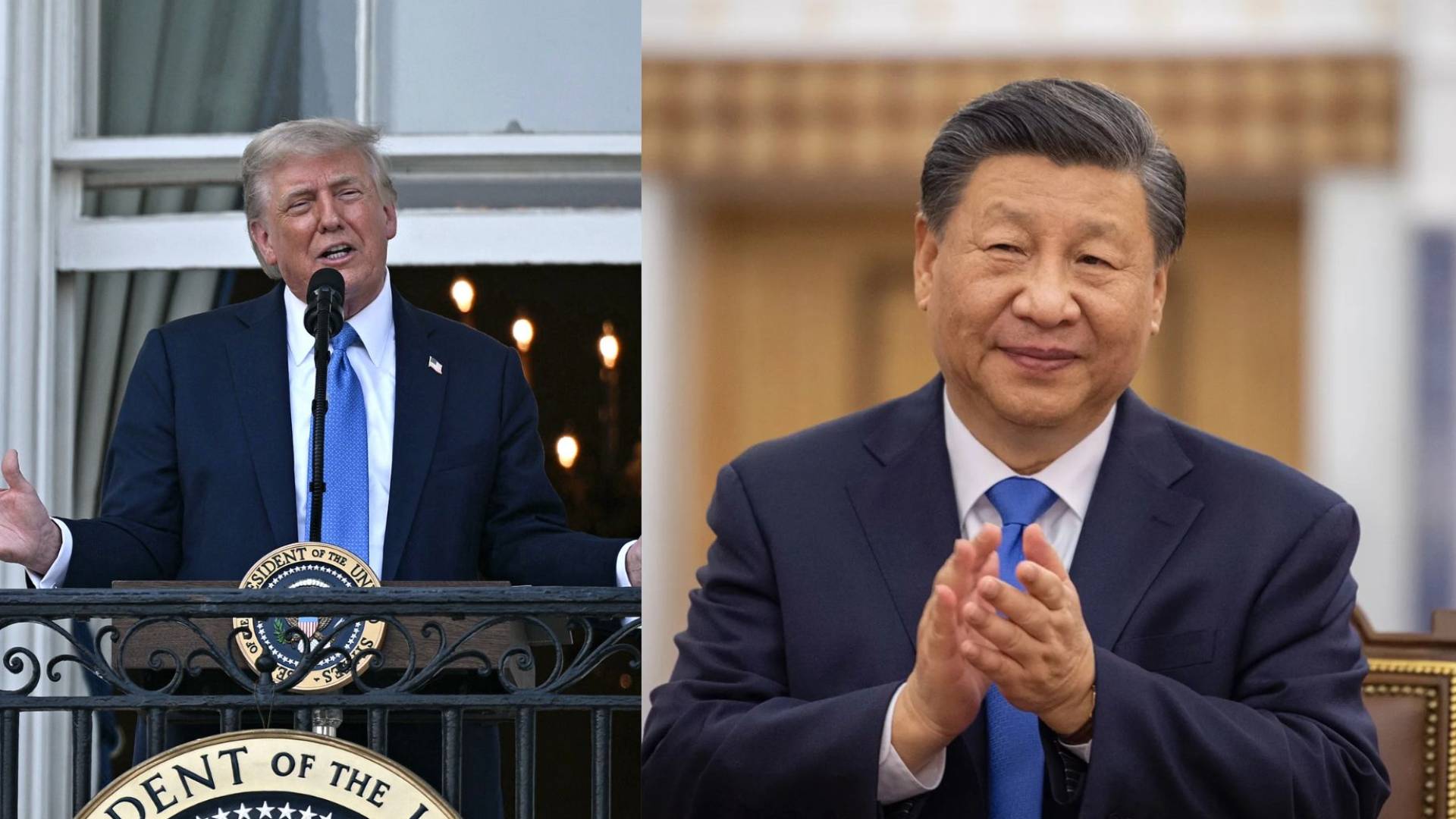 الزعيمان الصيني والأمريكي